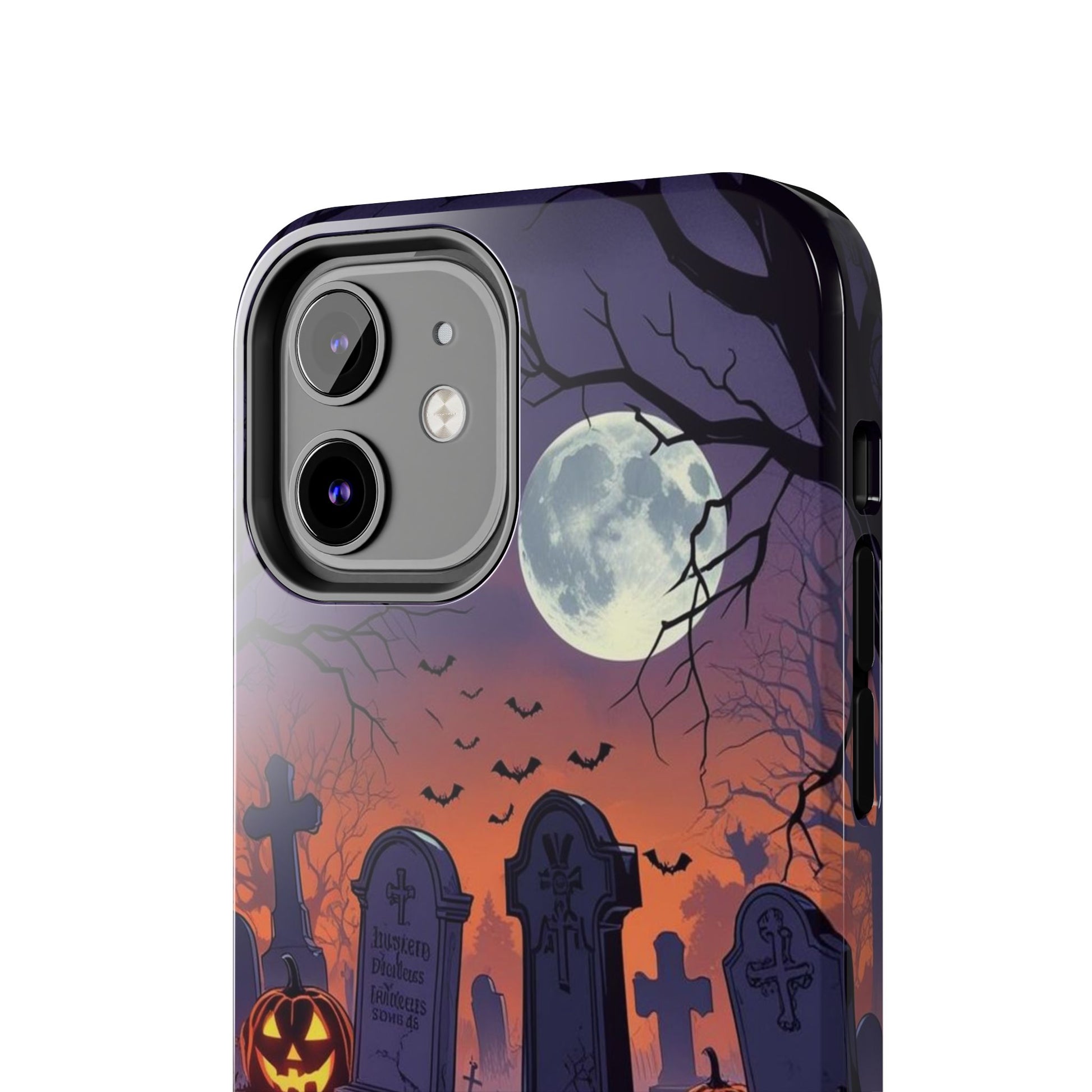 Graveyard Halloween Theme Phone Cases for iPhones & Samsung Phones