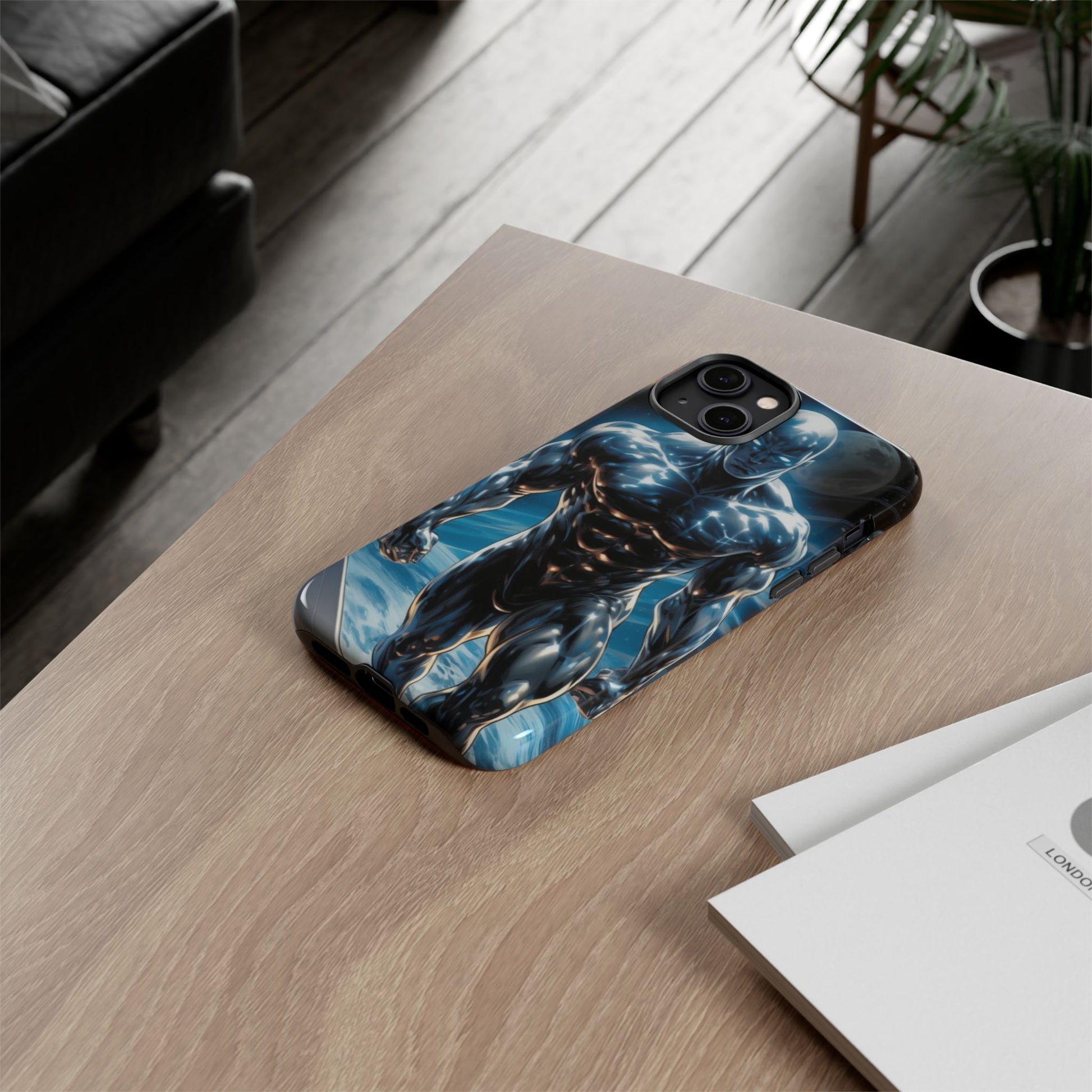 The Silver Surfer Comic Art Phone Case, Tough Cases for iPhones, Samsung, and Pixel