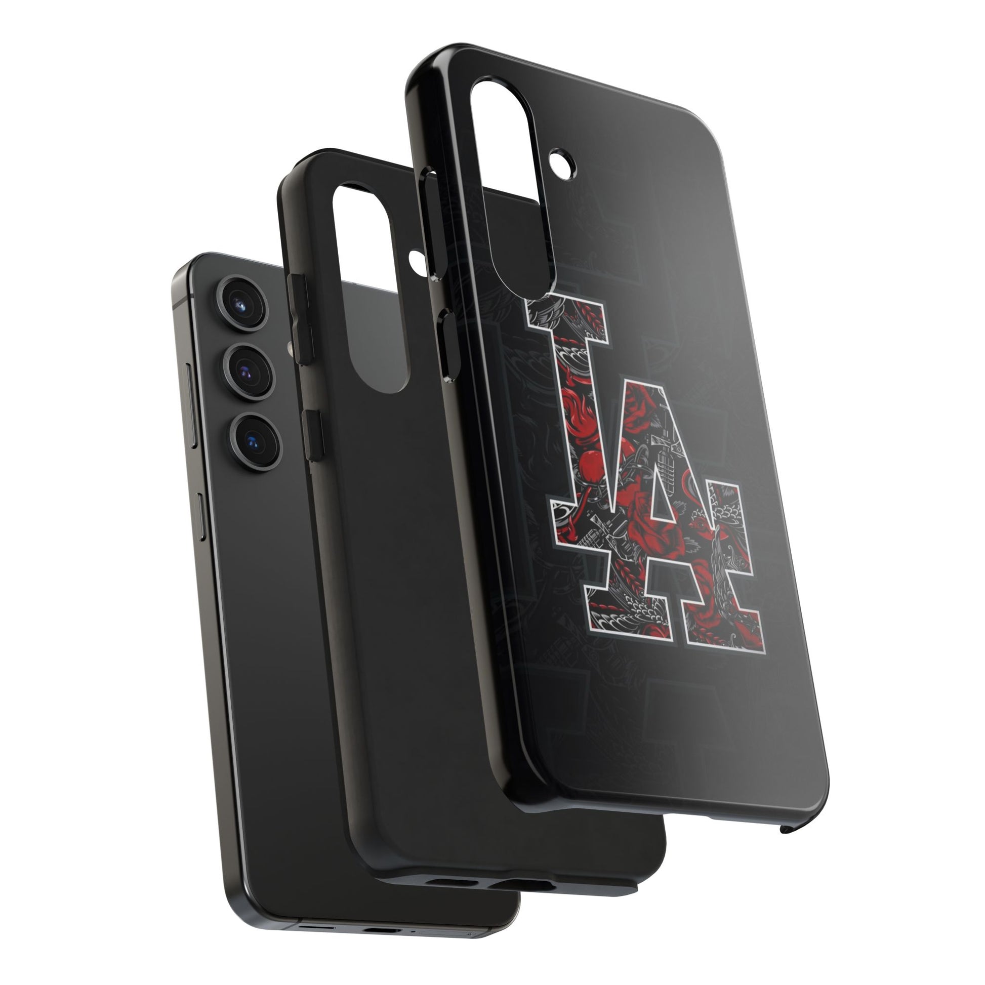 L.A.  Logo Art Inspired 2 Piece Iphone & Samsung Durable Phone Case