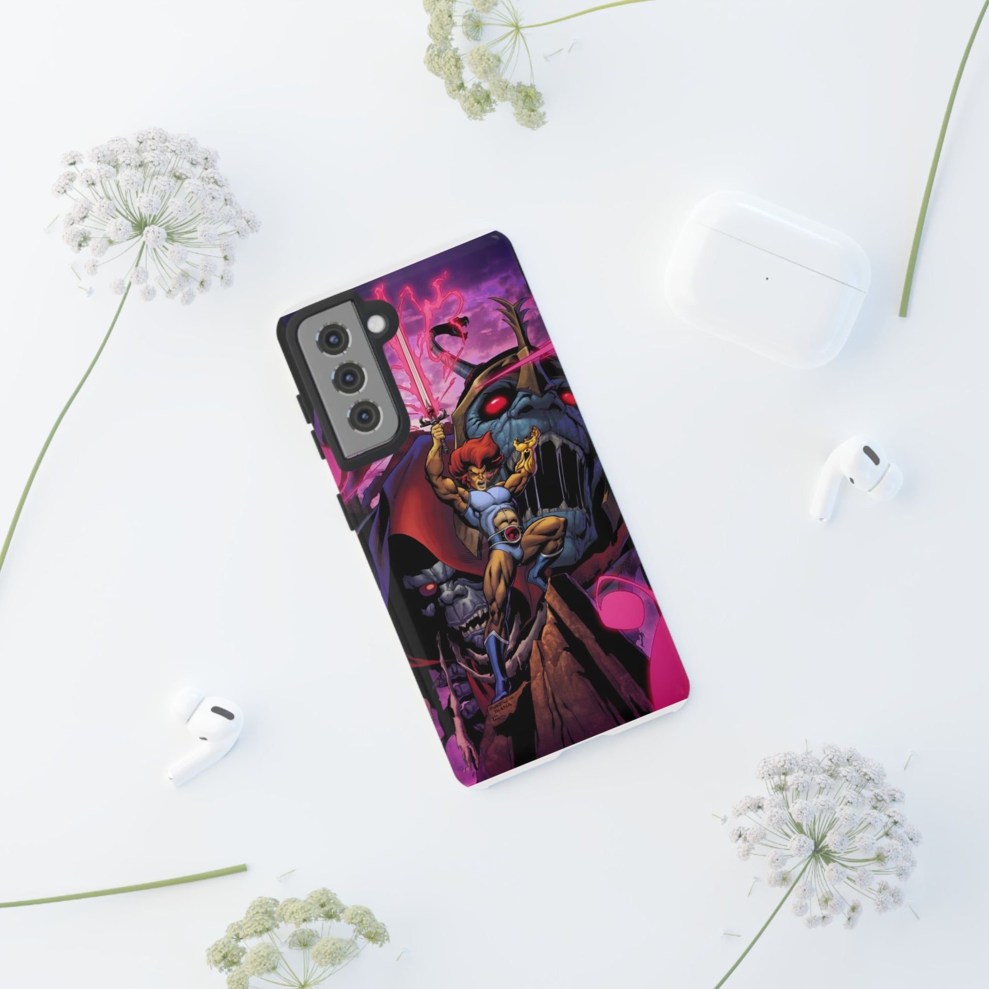Thundercats Lion O x Mumra Tough Cases for iPhones, Samsung, and Pixel
