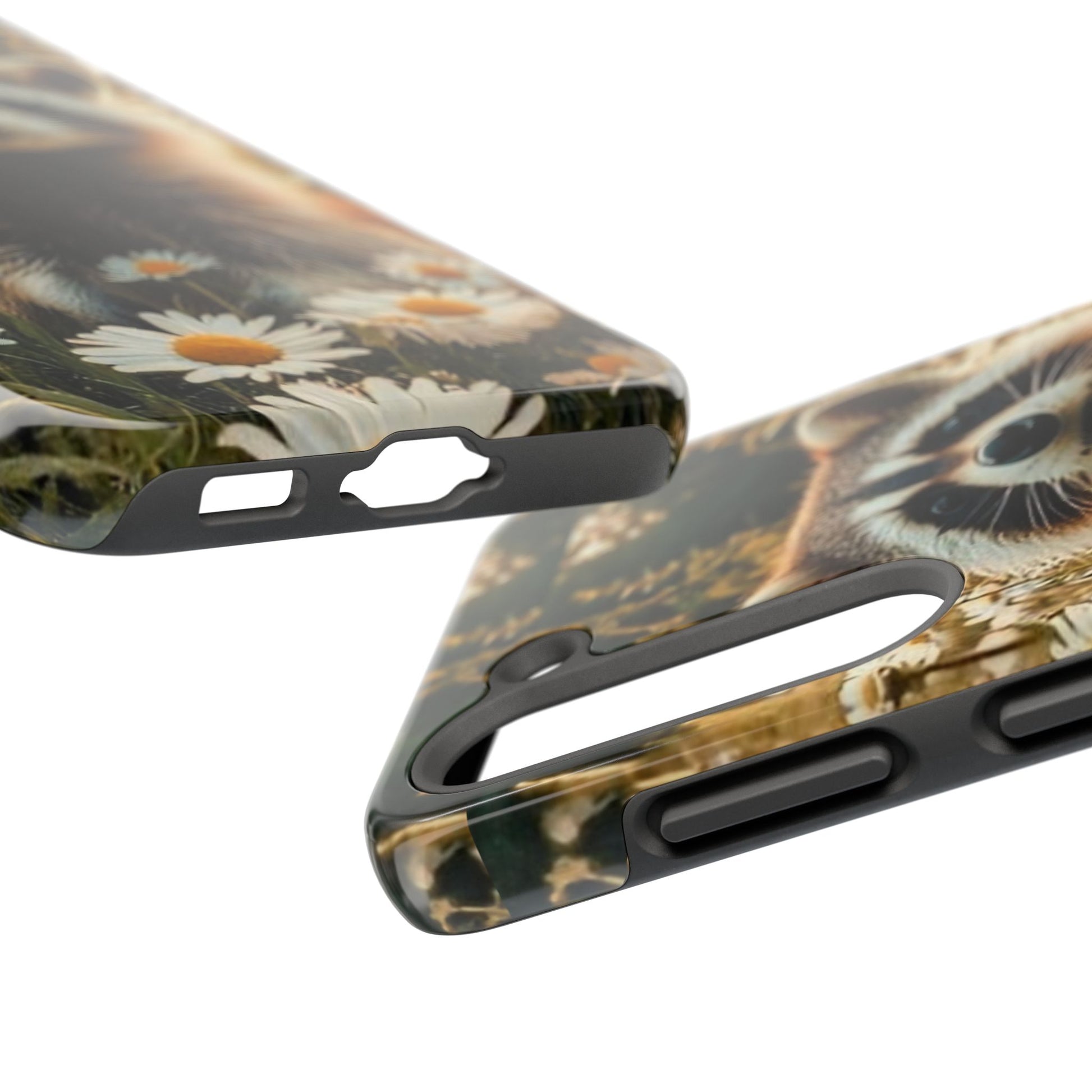 Cute Raccoon Theme Phone Cases for iPhones & Samsung Phones