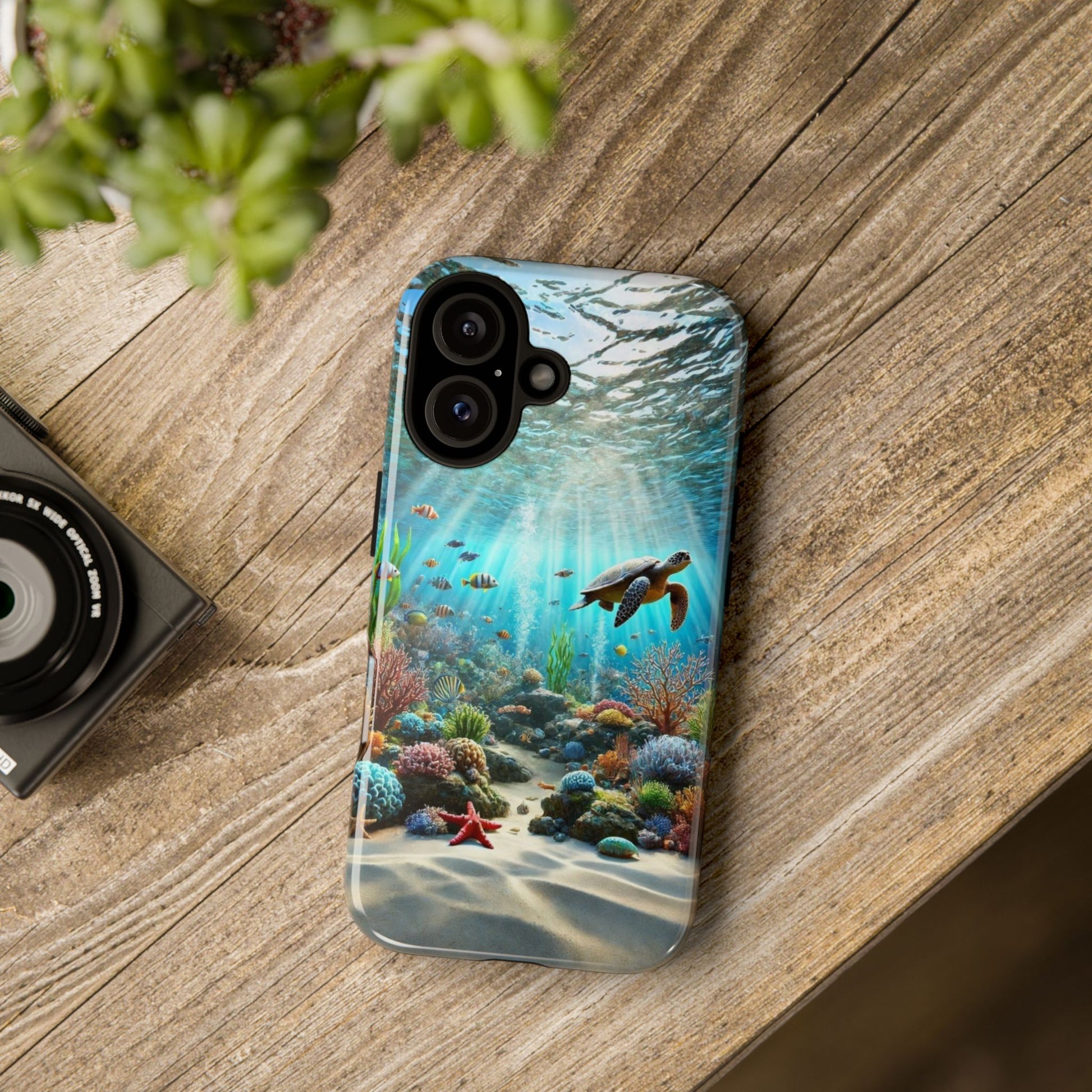 Under Sea Landscape Tough Cases for iPhones, Samsung, and Pixel