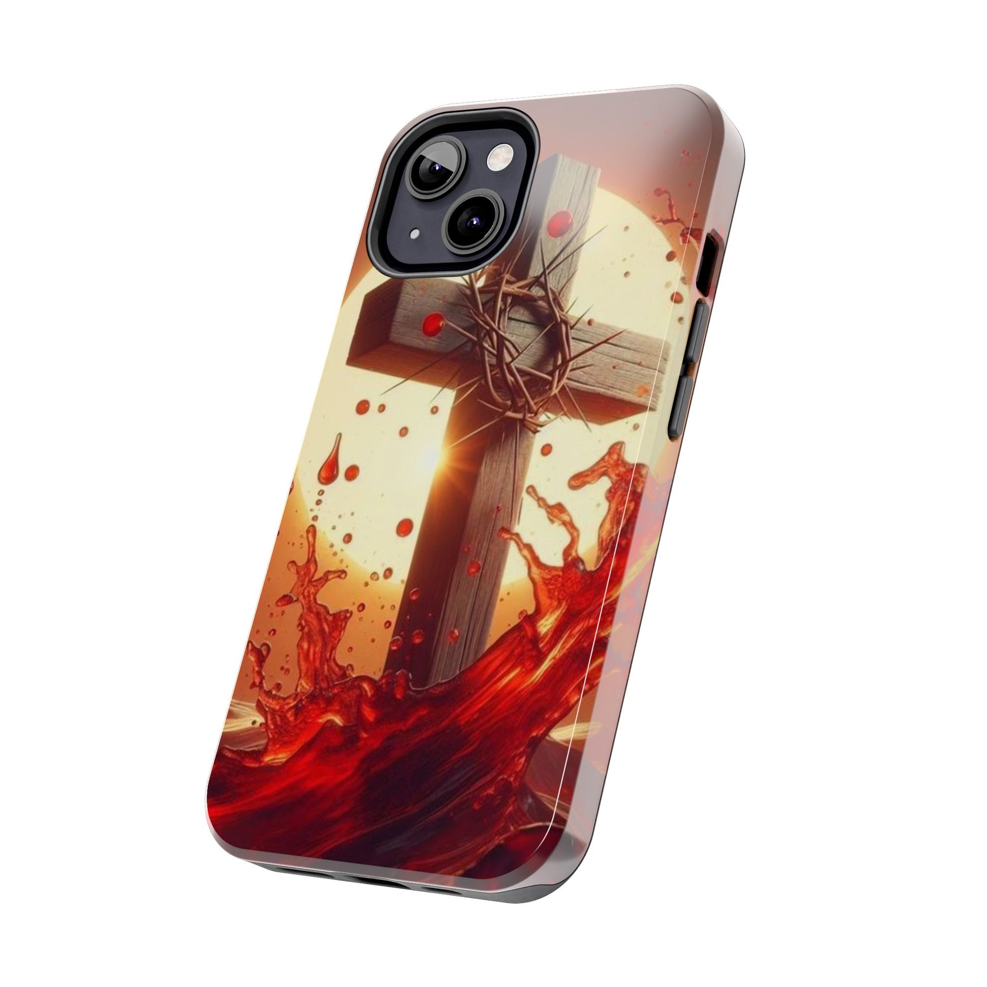 Blood of Christ Christian Theme Phone Cases for iPhones & Samsung Phones