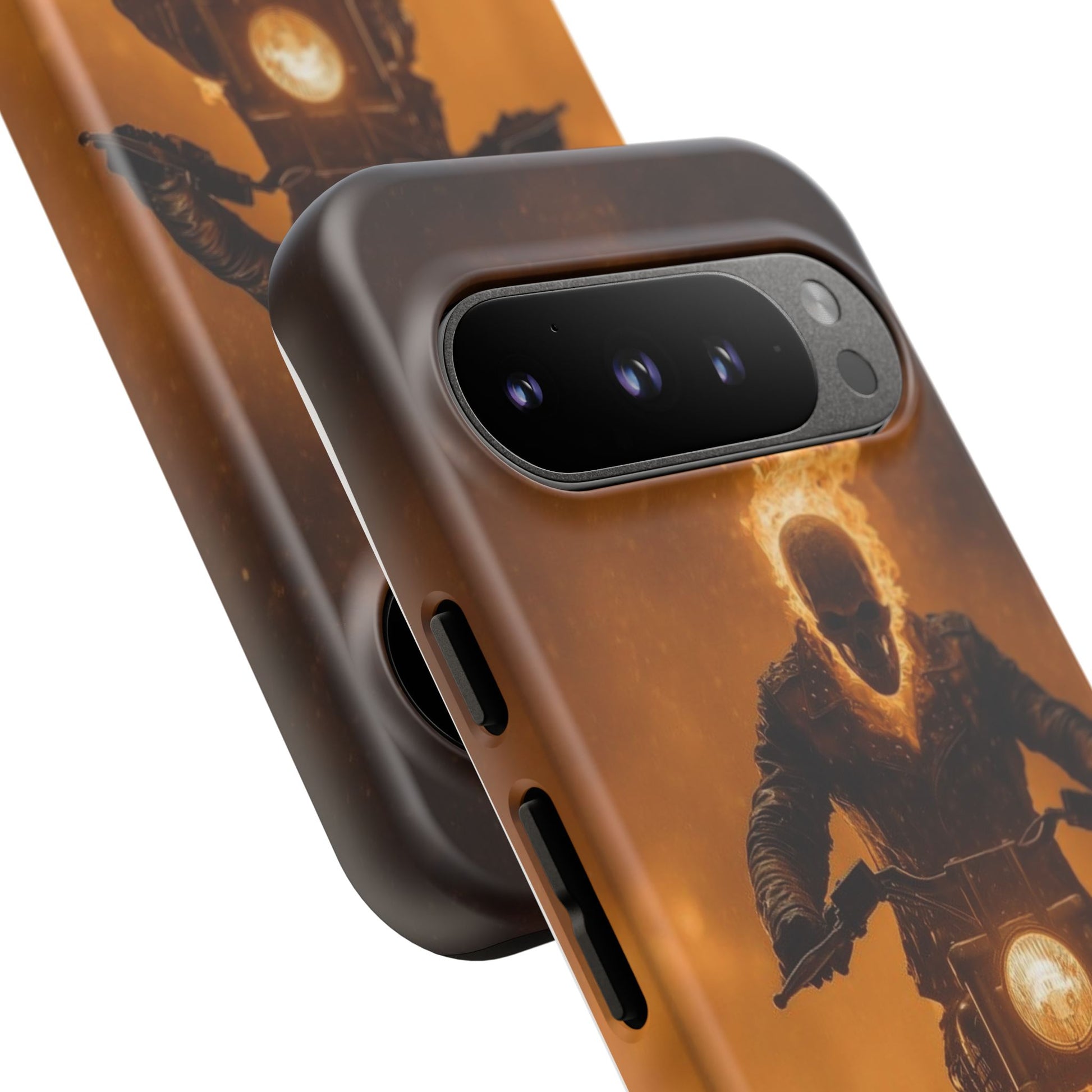 Marvel's Ghostrider Tough Cases for iPhones, Samsung, and Pixel