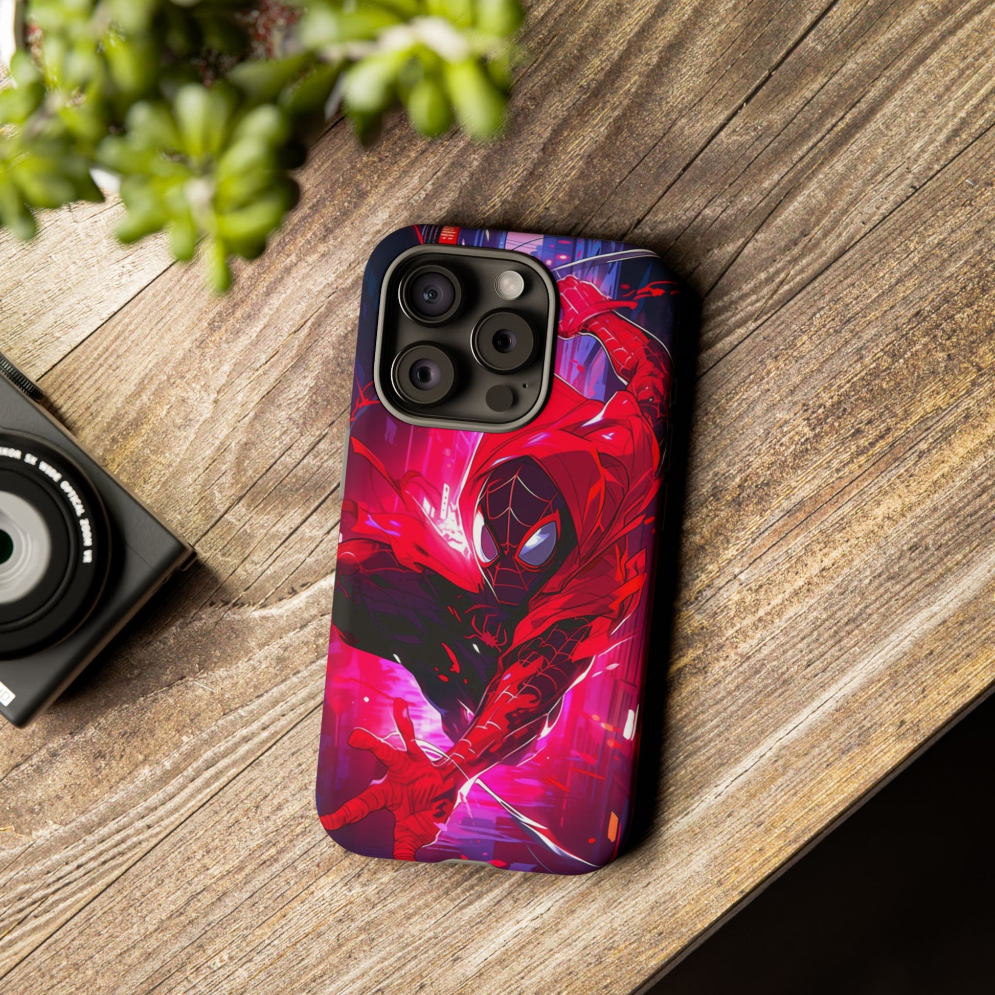 Miles Morales Spiderman Phone Case, Tough Cases for iPhones, Samsung, and Pixel