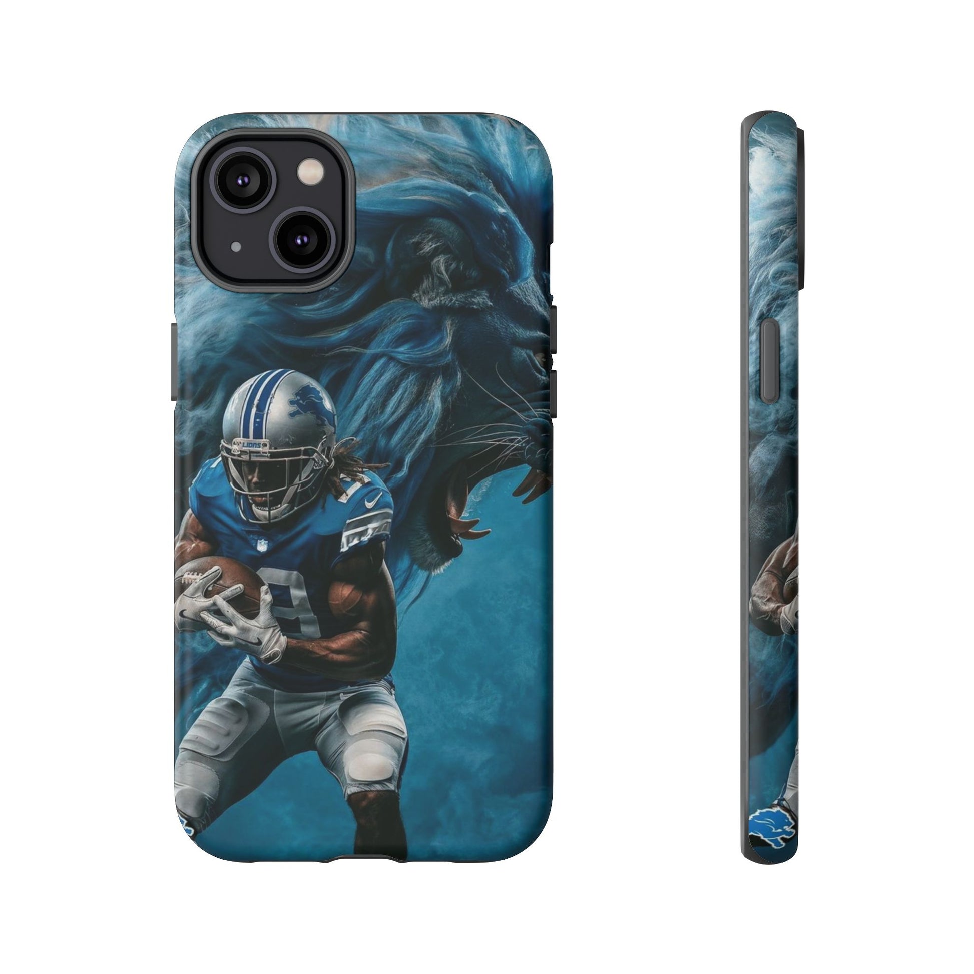 Detroit Lions Player Football Phone Case, Tough Cases for iPhones, Samsung, and Pixel