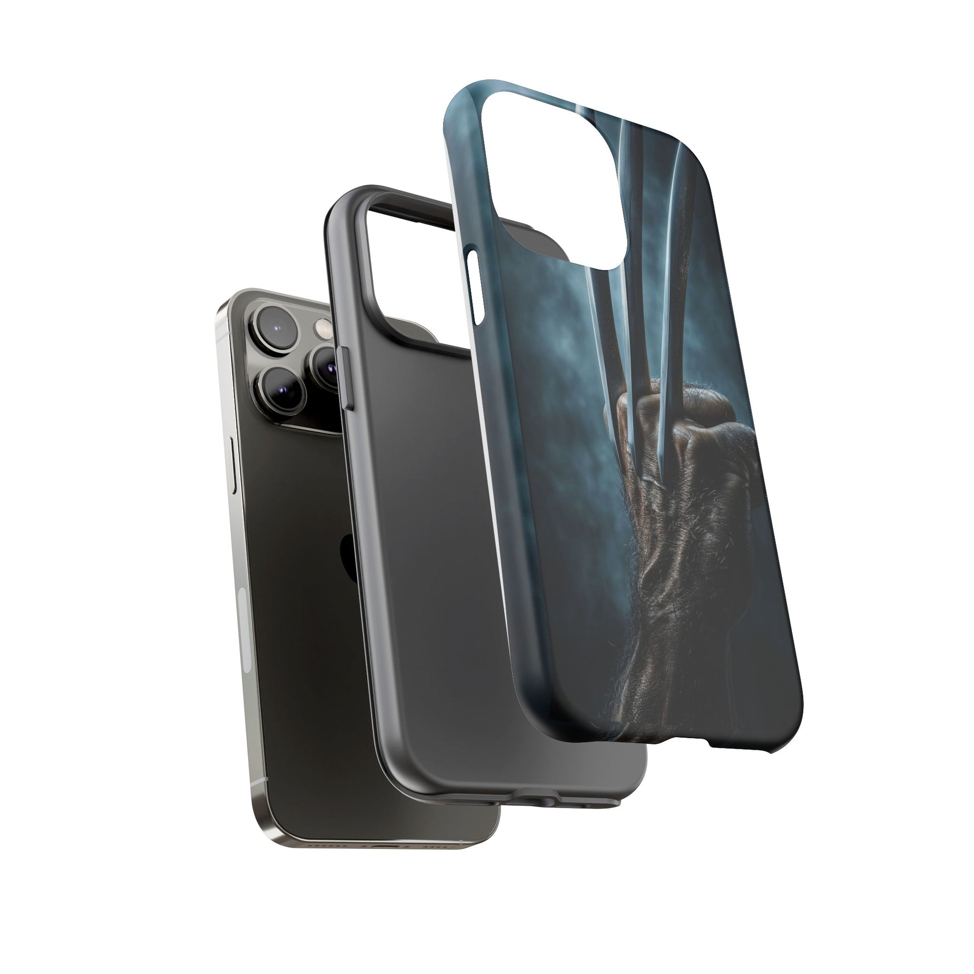 Logan's Claws Wolverine Tough Cases for iPhones, Samsung, and Pixel