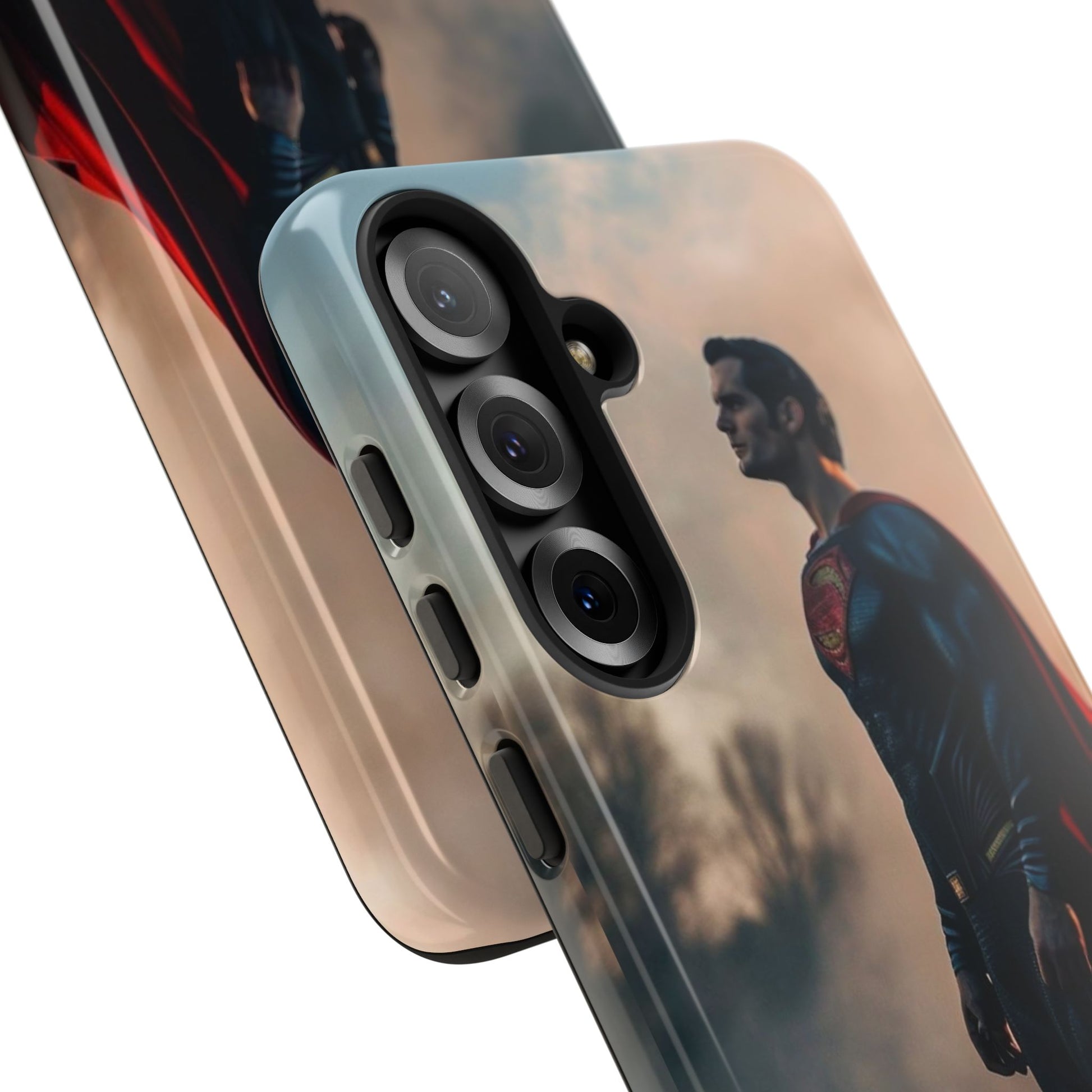 Henry Cavil Superman Tough Cases for iPhones, Samsung, and Pixel