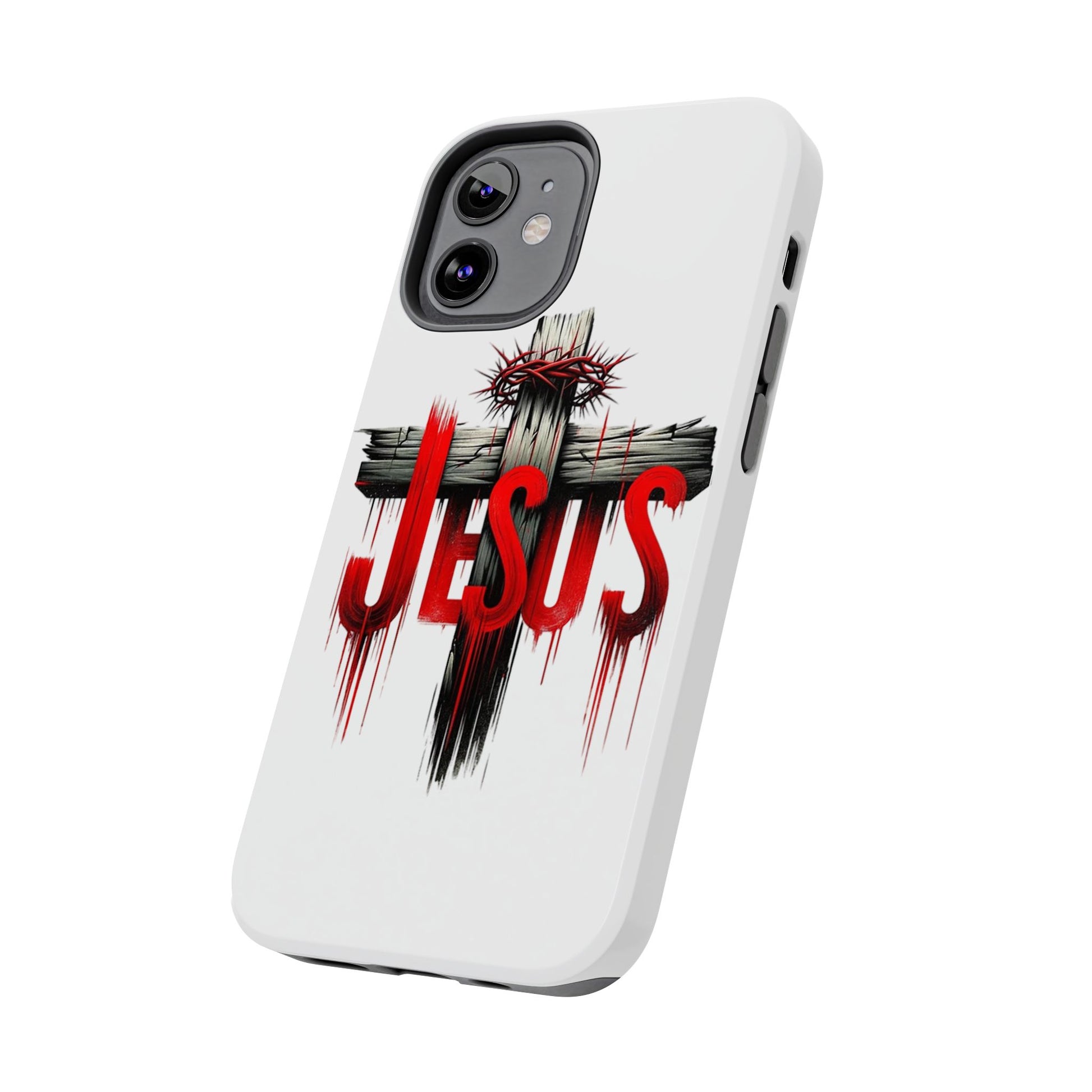 Jesus Cross and Crown Christian Theme Phone Cases for iPhones & Samsung Phones