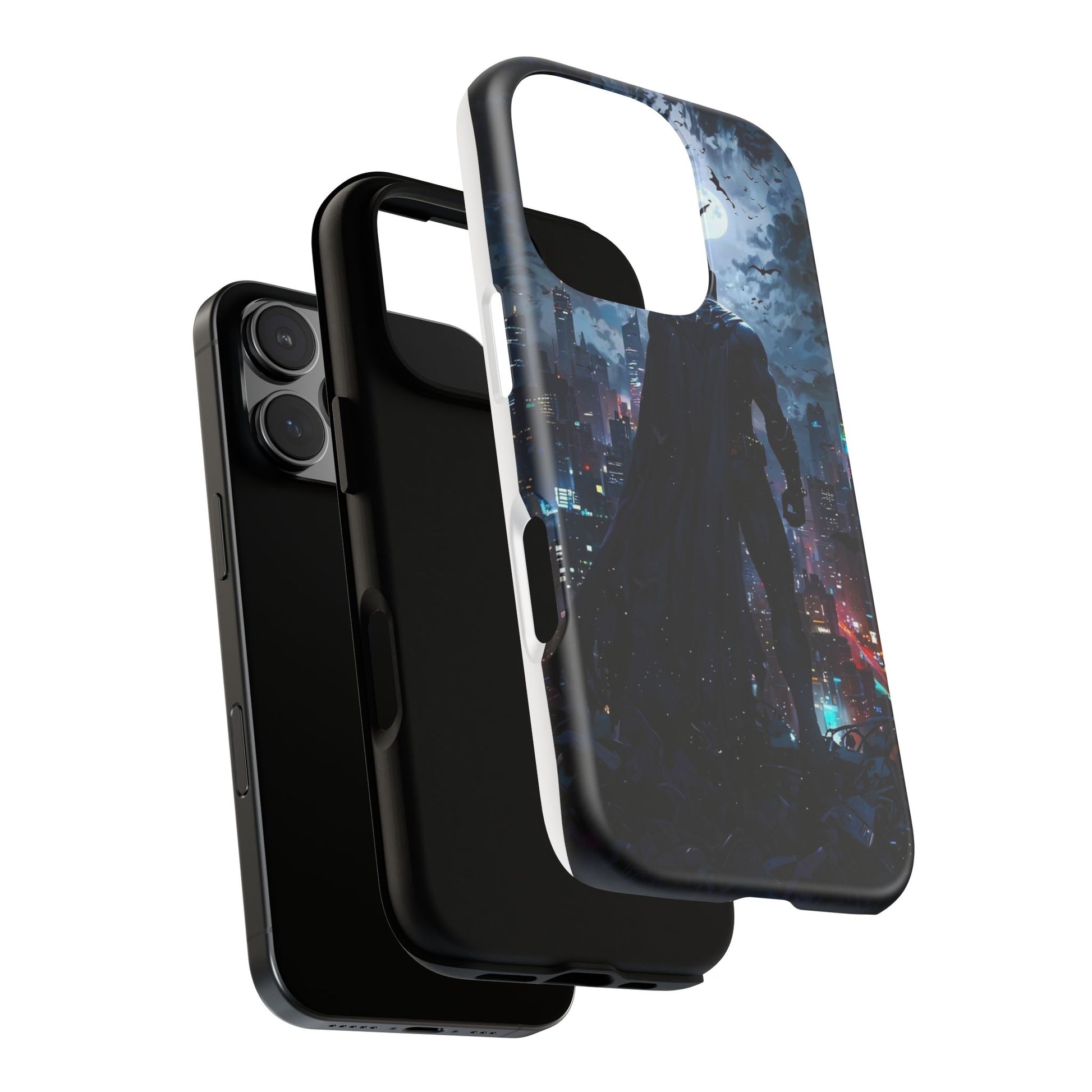Gotham City Batman Tough Cases for iPhones, Samsung, and Pixel