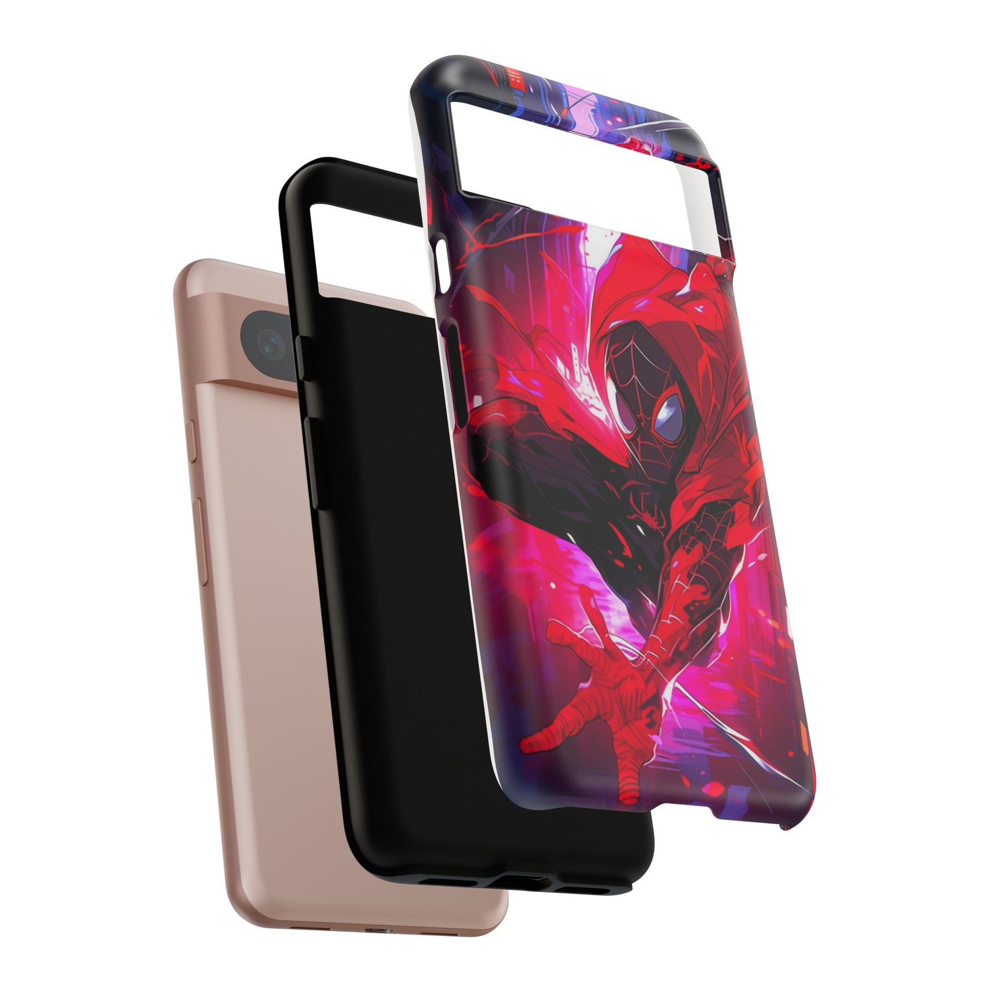 Miles Morales Spiderman Phone Case, Tough Cases for iPhones, Samsung, and Pixel