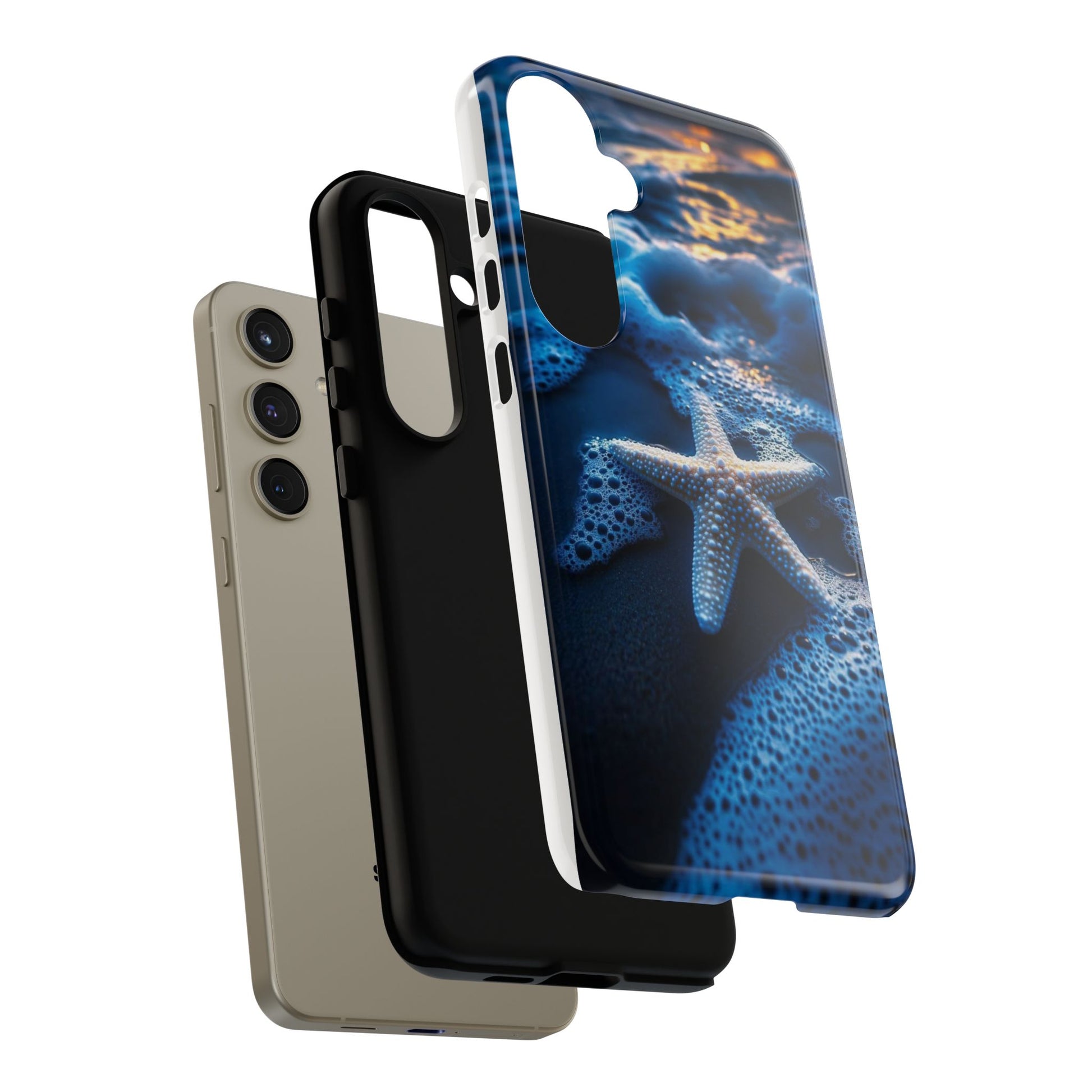 Starfish Beach Tough Cases for iPhones, Samsung, and Pixel