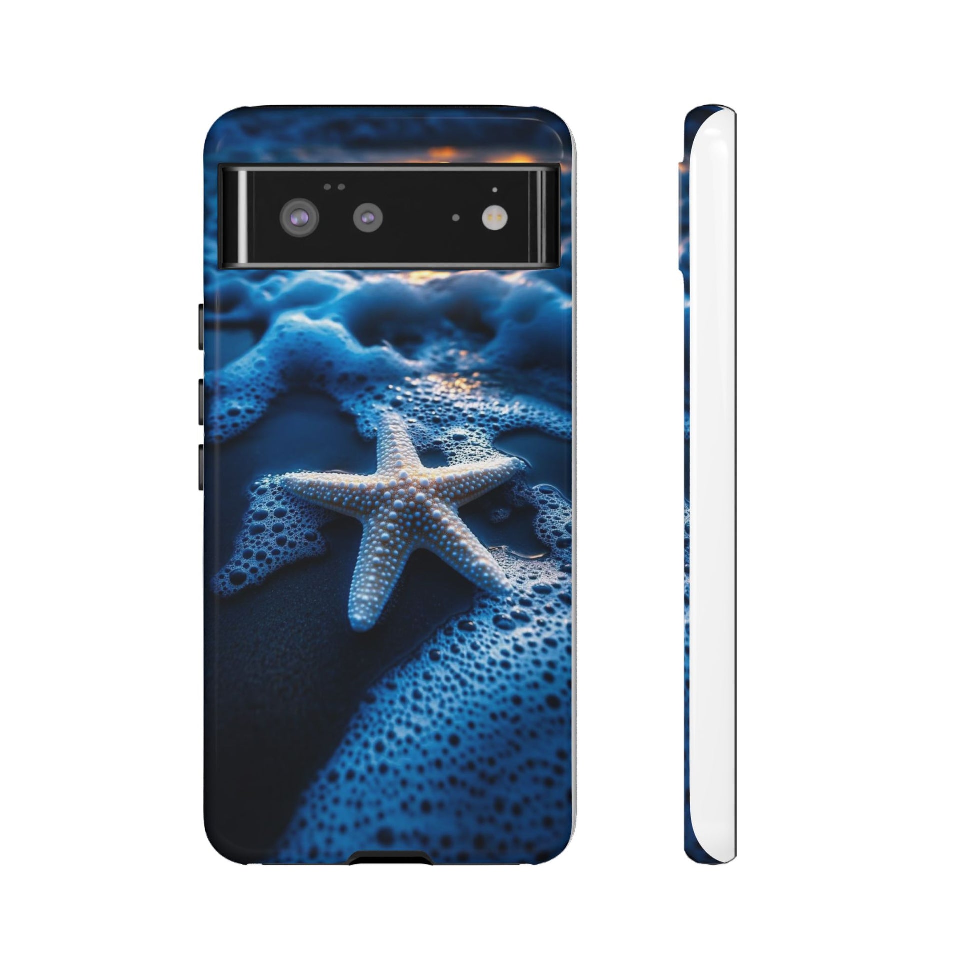 Starfish Beach Tough Cases for iPhones, Samsung, and Pixel