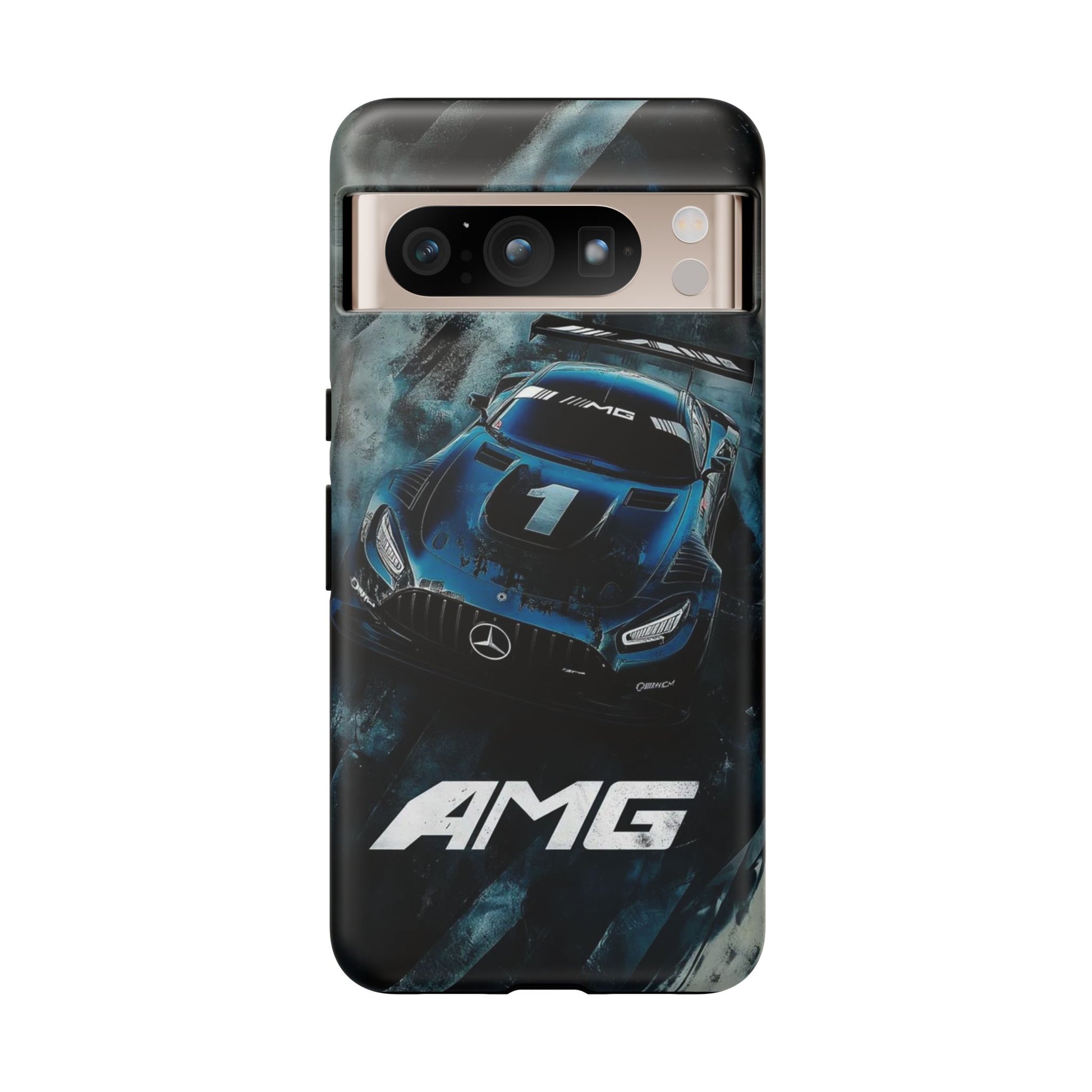 Mercedes AMG Racing Car Tough Cases for iPhones, Samsung, and Pixel