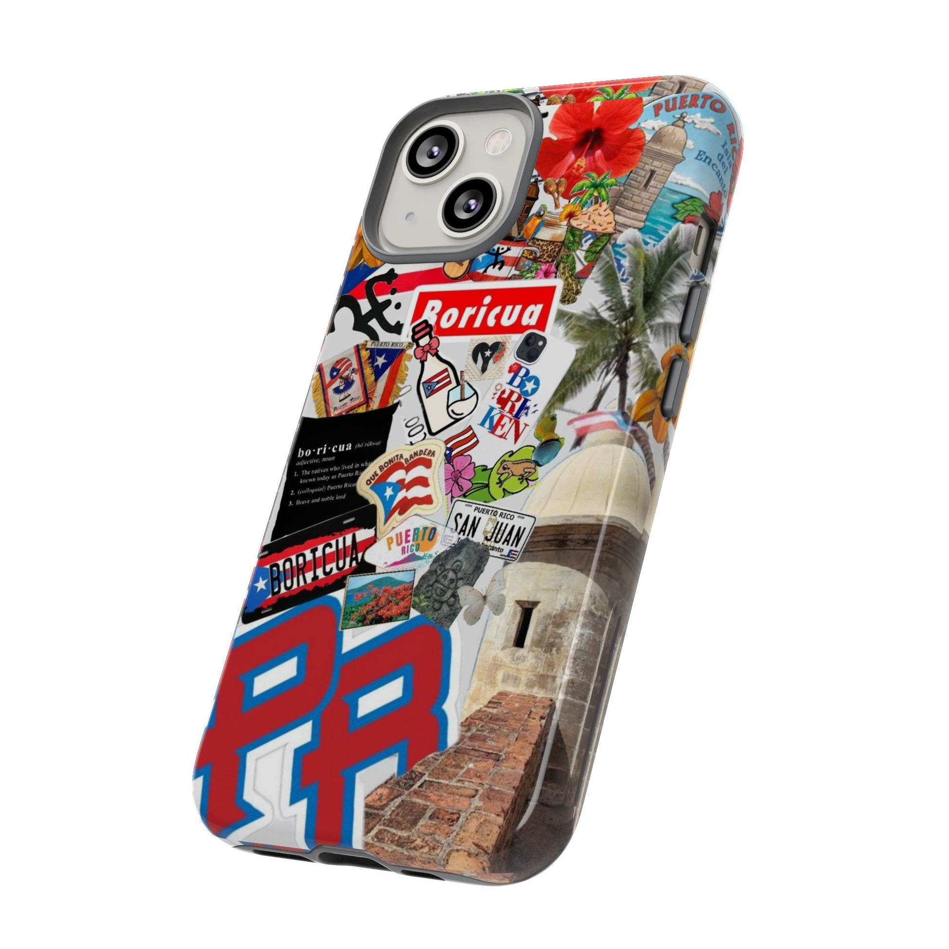 Puerto Rico Boricua Art Tough Cases for iPhones, Samsung, and Pixel