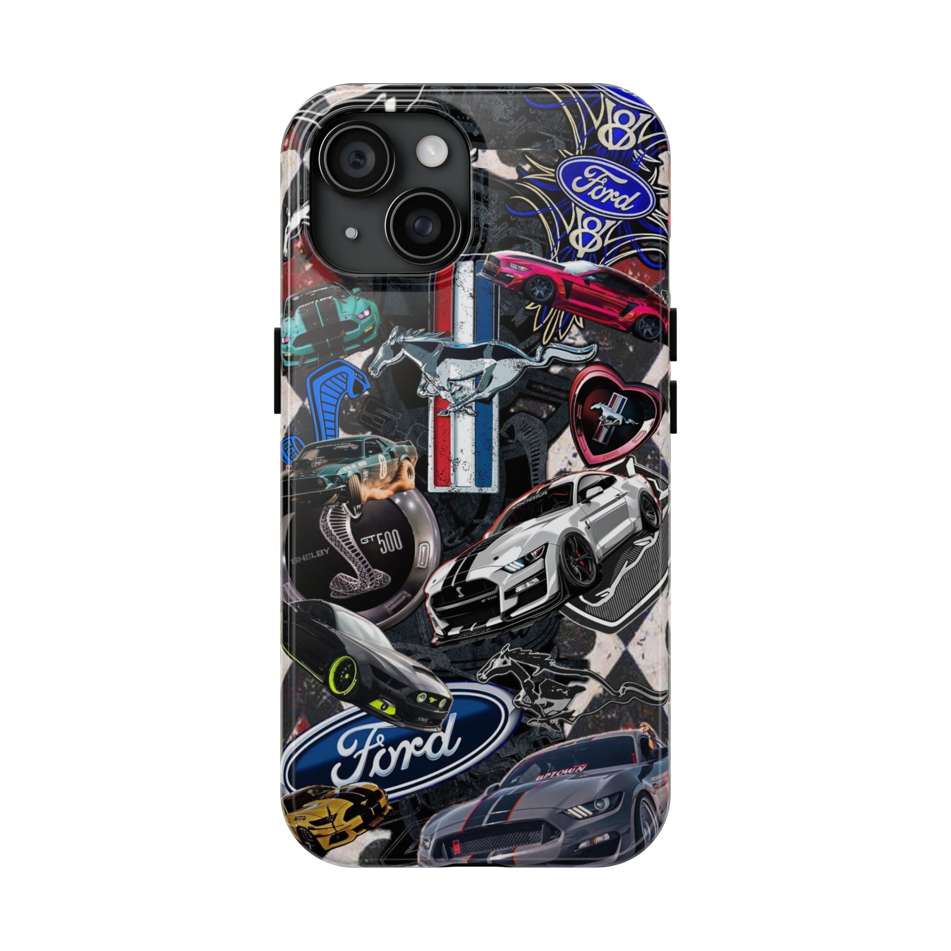 History of Ford Mustangs Theme Phone Cases for Iphones & Samsung Phones