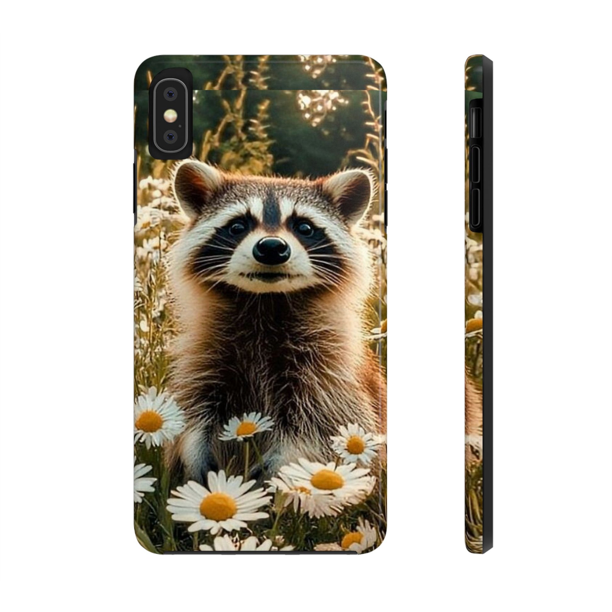 Cute Raccoon Theme Phone Cases for iPhones & Samsung Phones