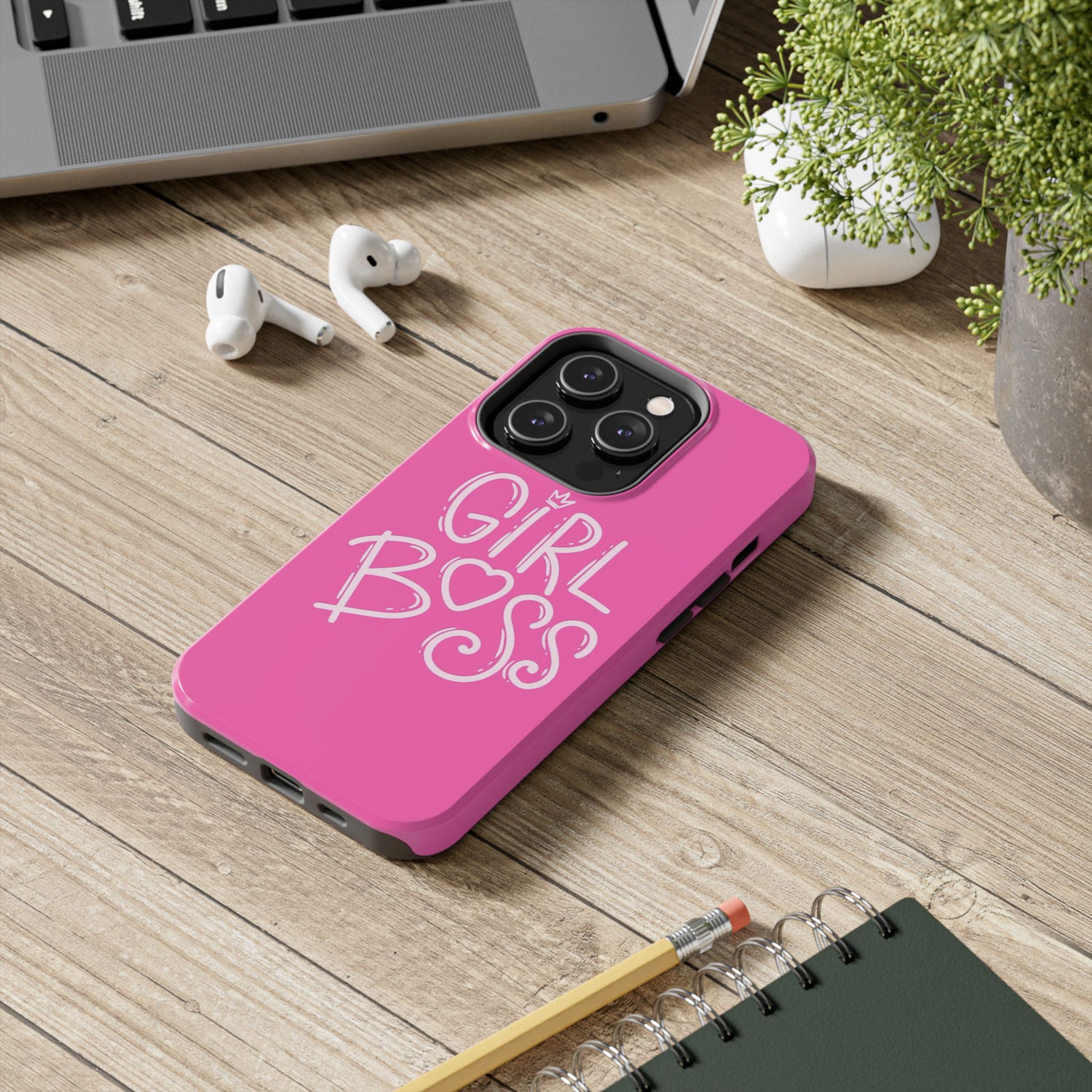 Girl Boss Girly Theme Phone Cases for iPhones & Samsung Phones