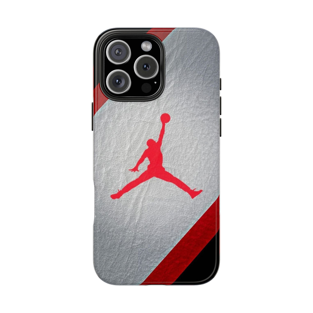Chicago Red and Black Jumpman Theme Phone Cases for Iphones & Samsung Phones
