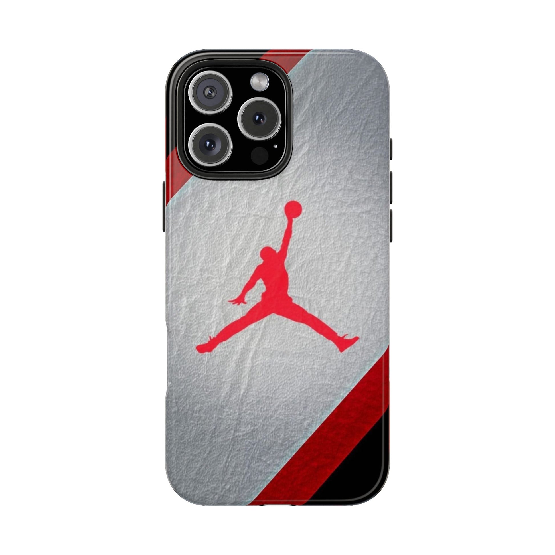 Chicago Red and Black Jumpman Theme Phone Cases for Iphones & Samsung Phones