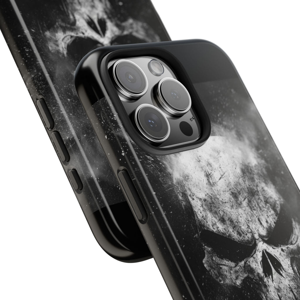 Smoking Skull Theme Phone Case for iPhone & Samsung Galaxy Phones