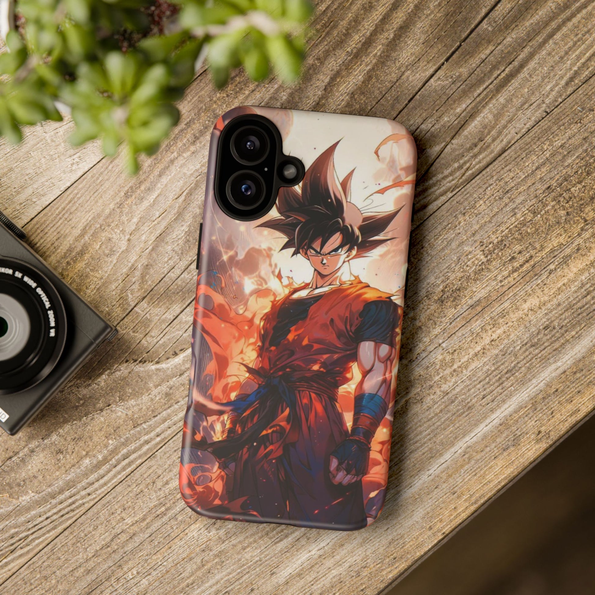 Anime Manga Dragon Ball Z Goku Tough Cases for iPhones, Samsung, and Pixel