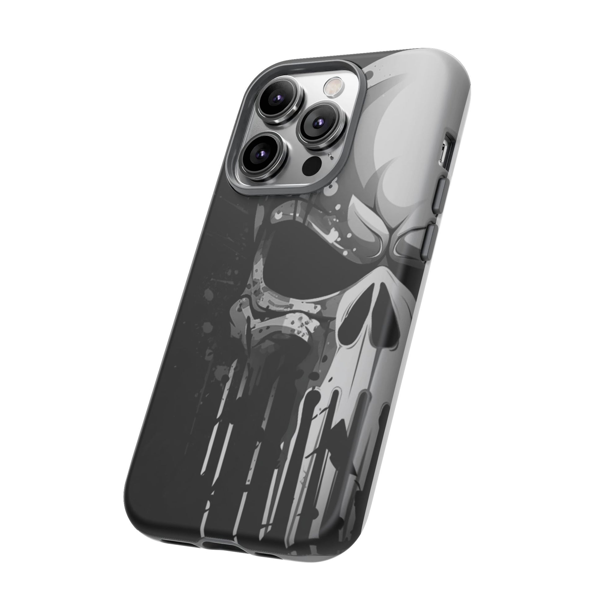 Punisher Skull Tough Cases for iPhones, Samsung, and Pixel