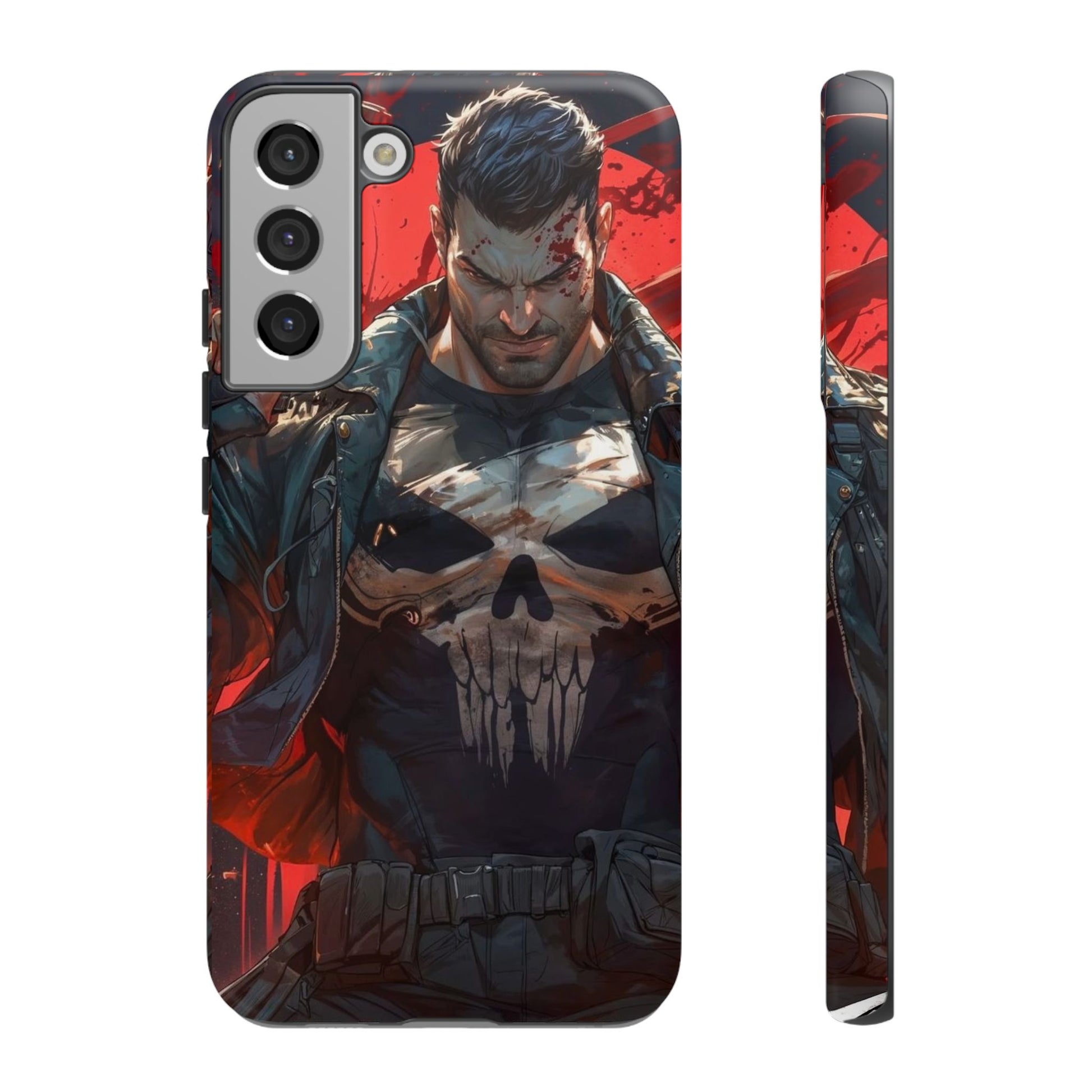 Punisher Tough Cases for iPhones, Samsung, and Pixel