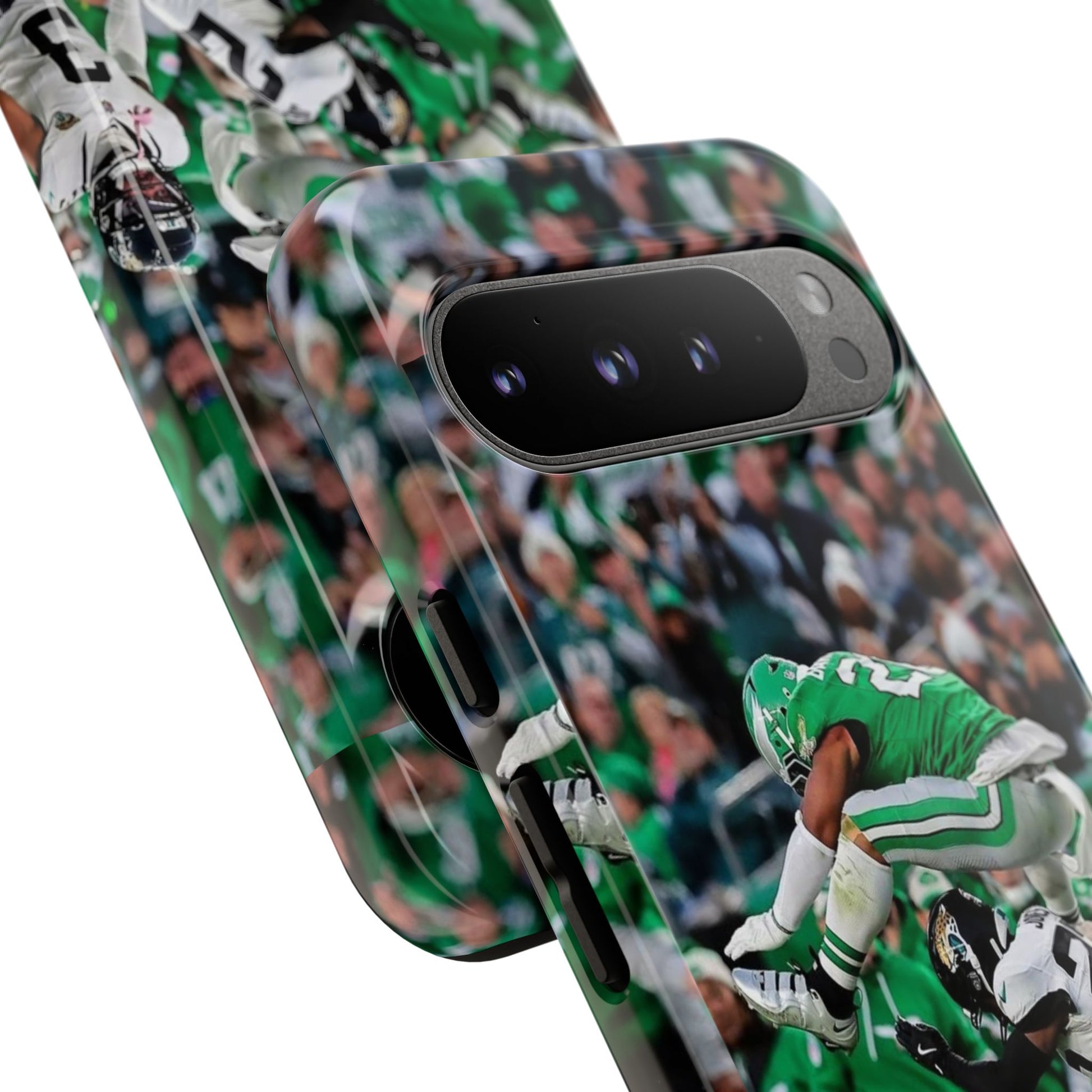 Saquon Barkley The Huddle Eagles Football Tough Cases for iPhones, Samsung, and Pixel