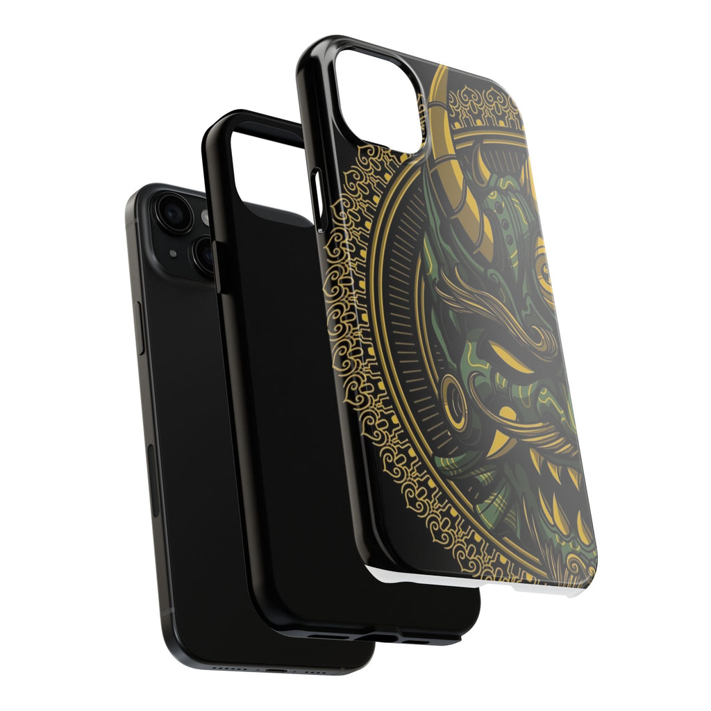 Kabuki Mask Theme Phone Cases for Iphones & Samsung Durable
