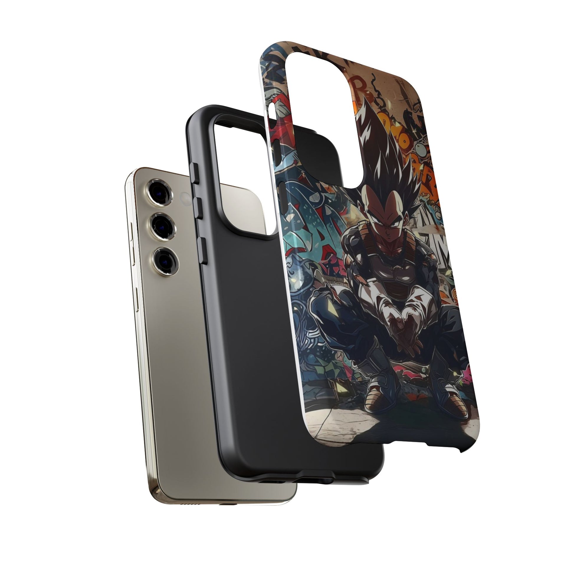 Anime Vegeta Dragon ball Z Tough Cases for iPhones, Samsung, and Pixel