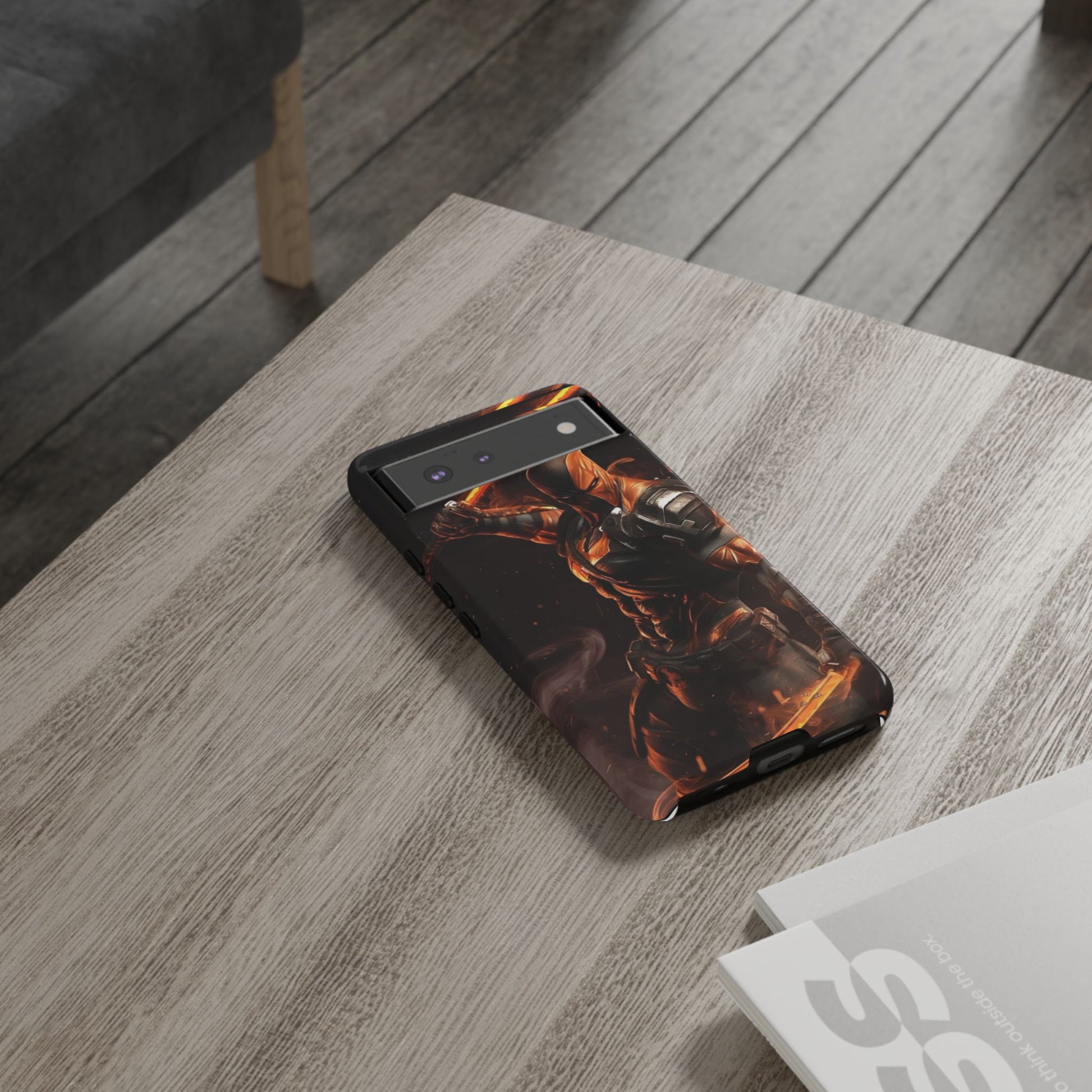 DC Comics Death Stroke Tough Cases for iPhones, Samsung, and Pixel