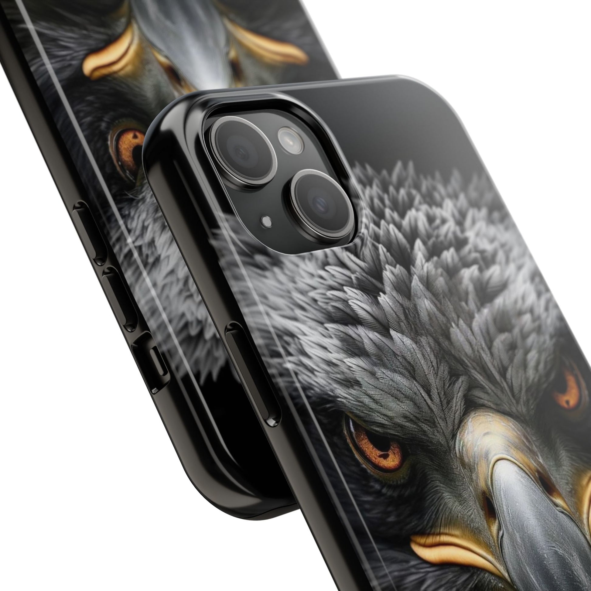 Mean Eagle Stare Theme Phone Cases for iPhones & Samsung Phones