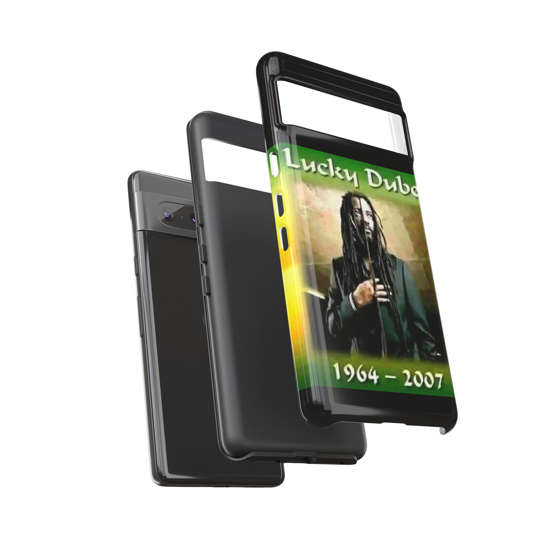 Lucky Dube Tough Cases for iPhones, Samsung, and Pixel