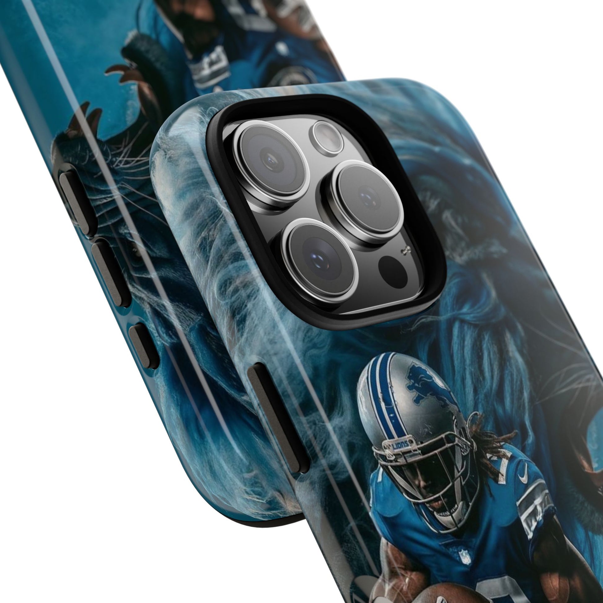 Detroit Lions Player Football Phone Case, Tough Cases for iPhones, Samsung, and Pixel