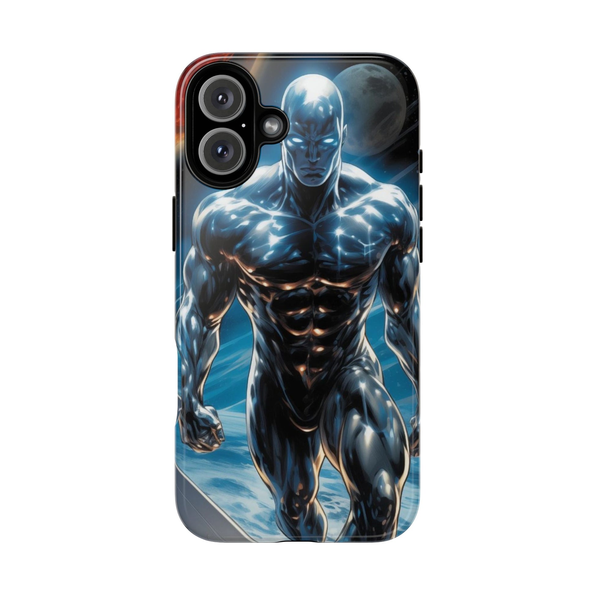 The Silver Surfer Comic Art Phone Case, Tough Cases for iPhones, Samsung, and Pixel