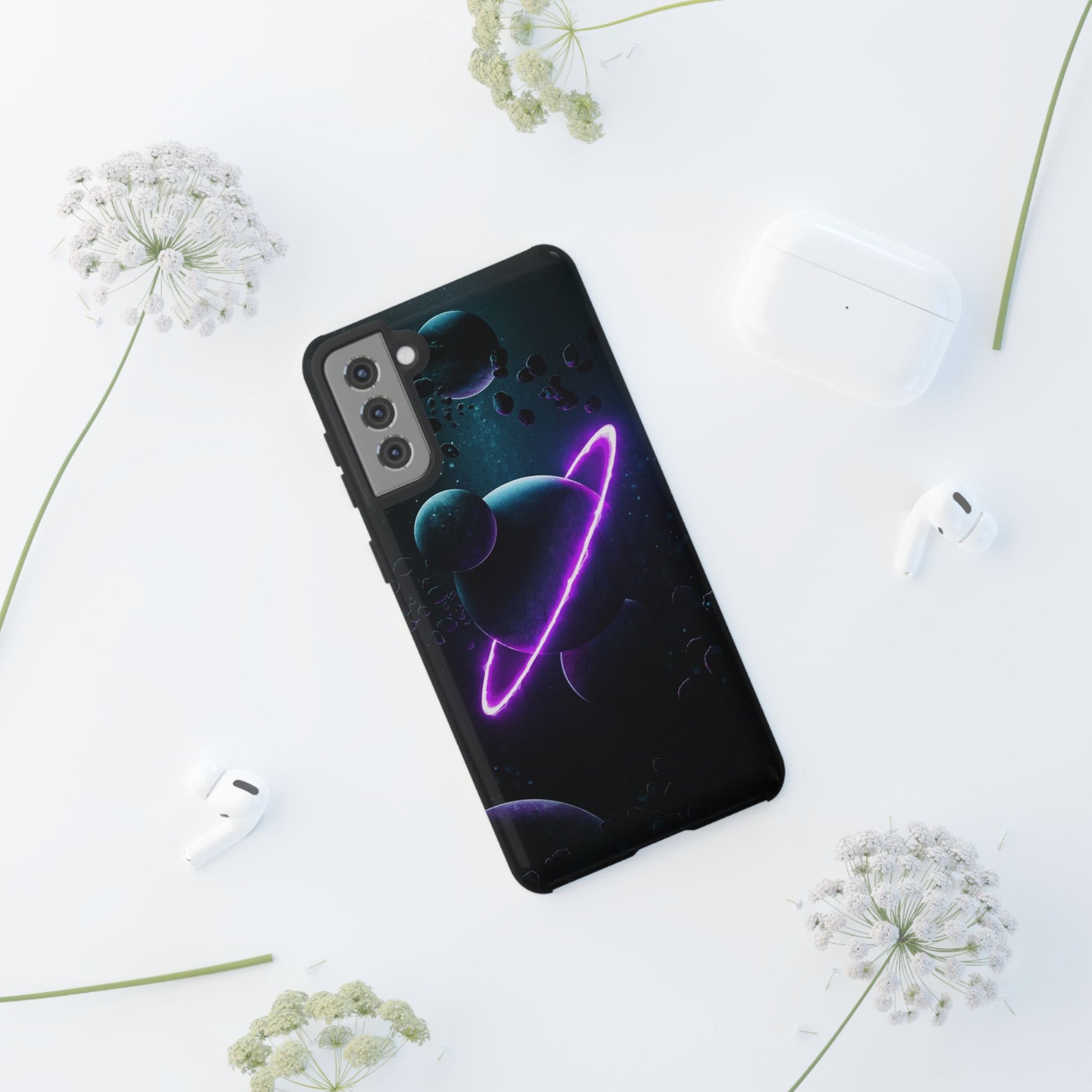 Space Themed Tough Cases for iPhones, Samsung, and Pixel