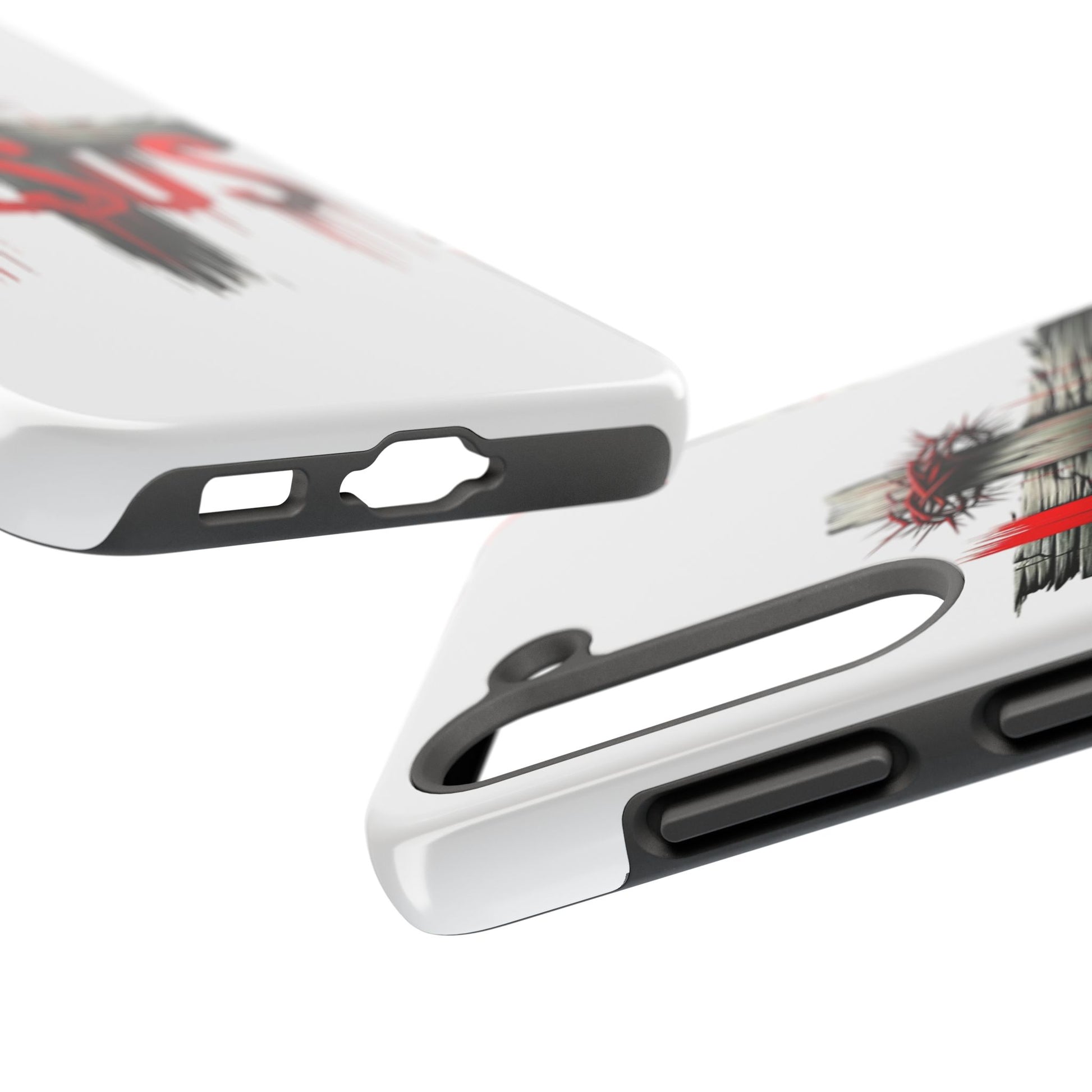 Jesus Cross and Crown Christian Theme Phone Cases for iPhones & Samsung Phones