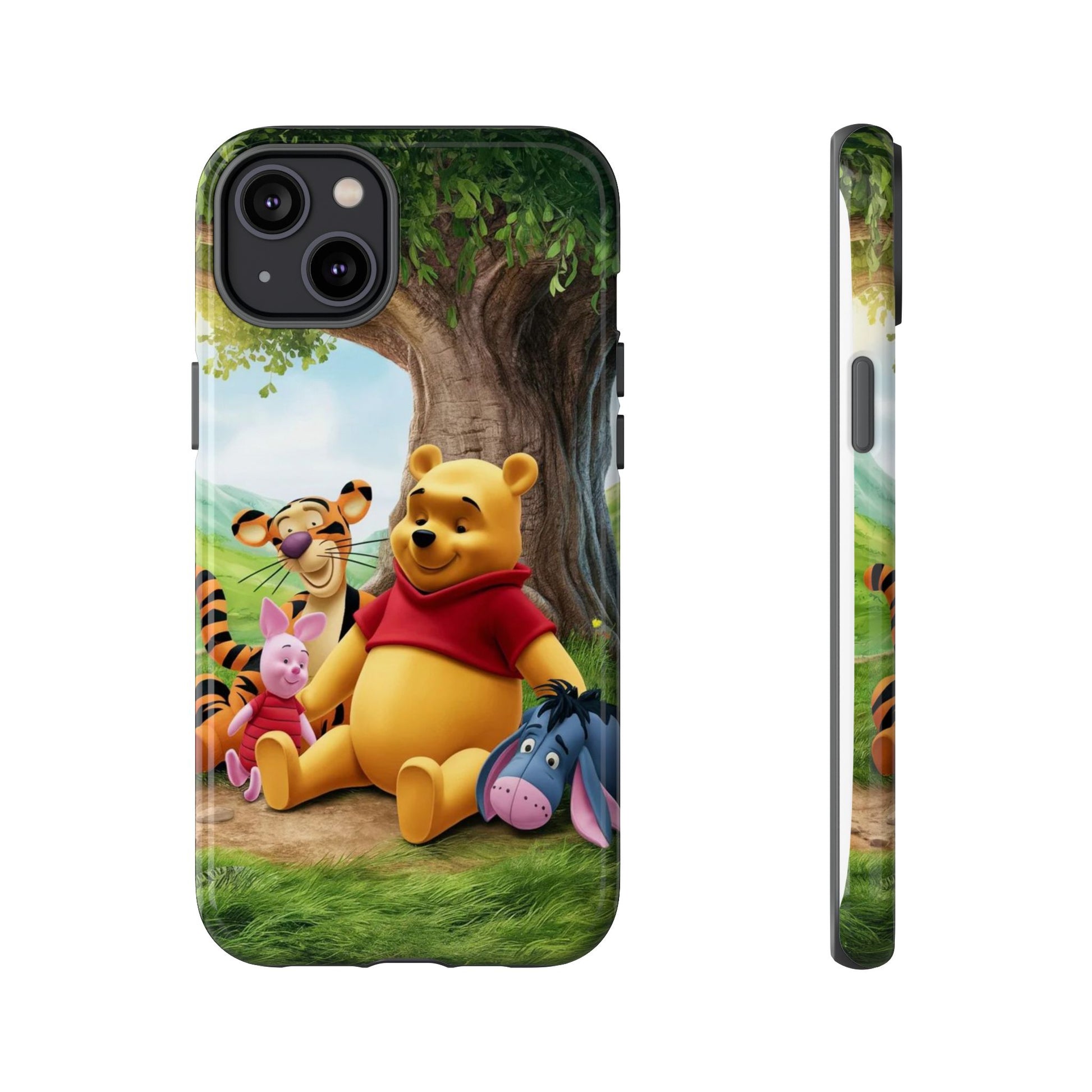 Cute Pooh Bear Phone Case, Tough Cases, Disney Phone for iPhones, Samsung, and Pixel