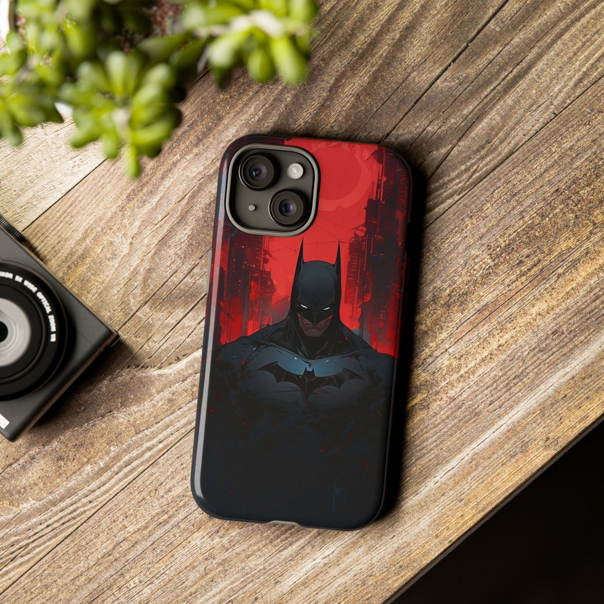 The Dark Knight Batman Tough Cases for iPhones, Samsung, and Pixel