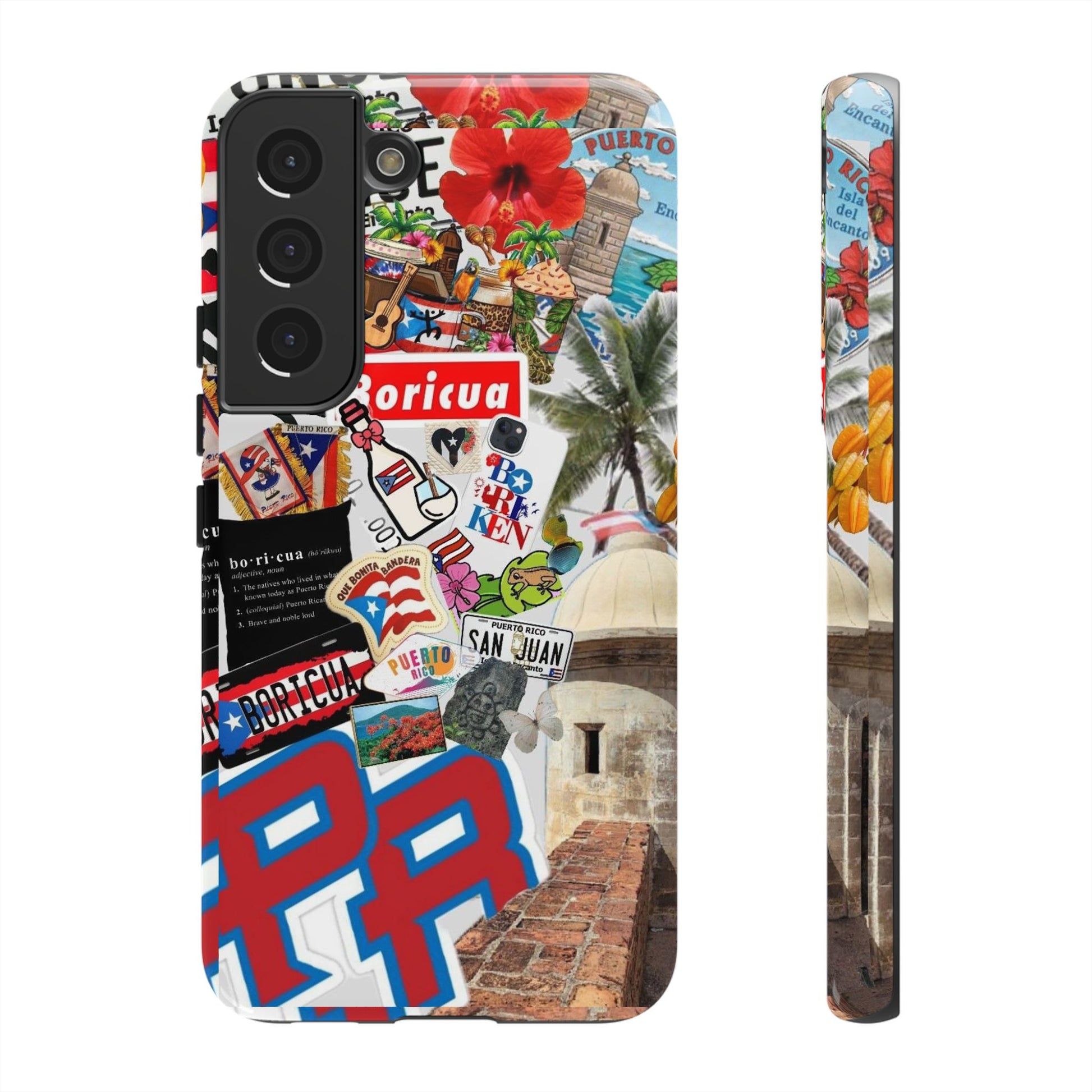 Puerto Rico Boricua Art Tough Cases for iPhones, Samsung, and Pixel