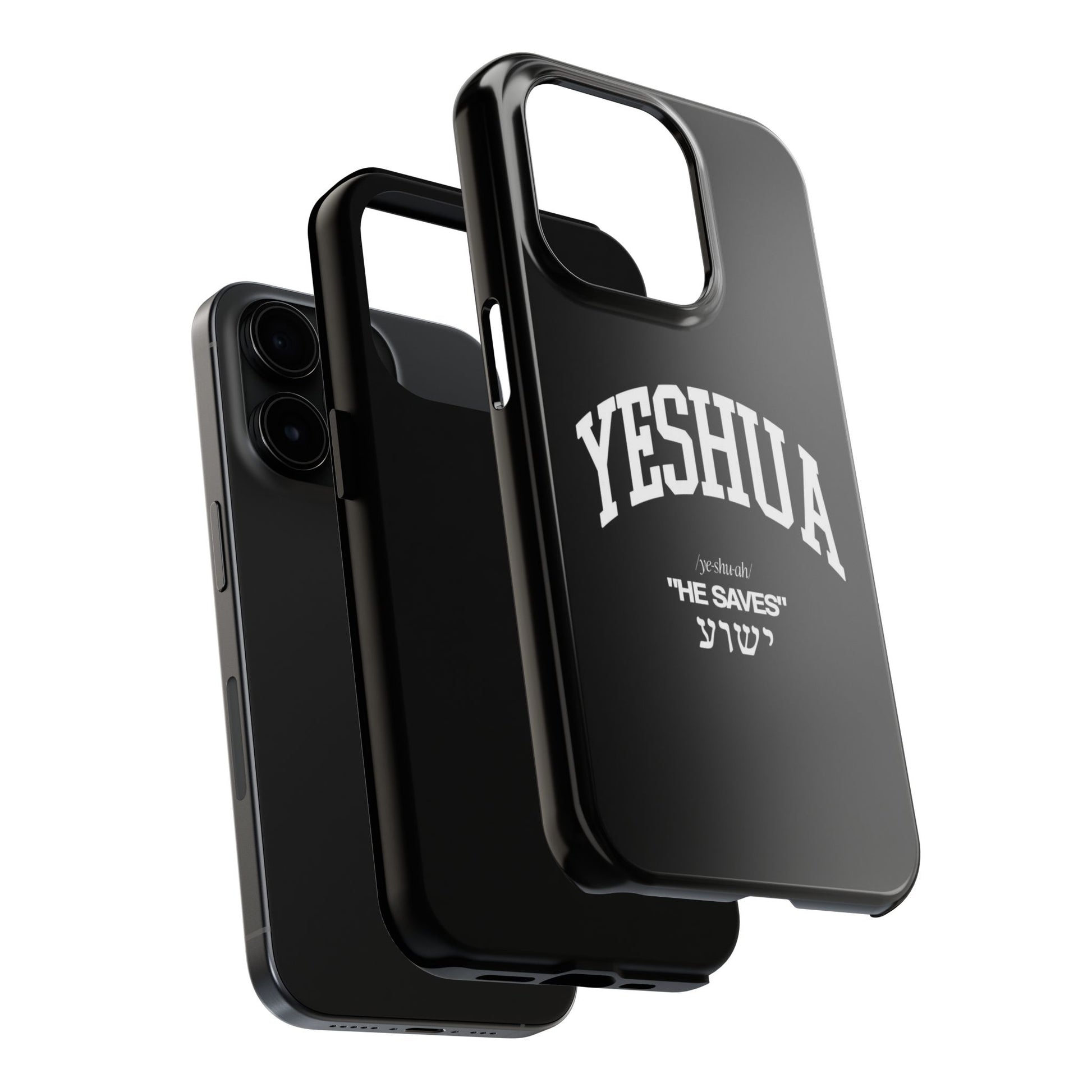 Yeshua He Saves Christian Theme Phone Cases for iPhones & Samsung Phones