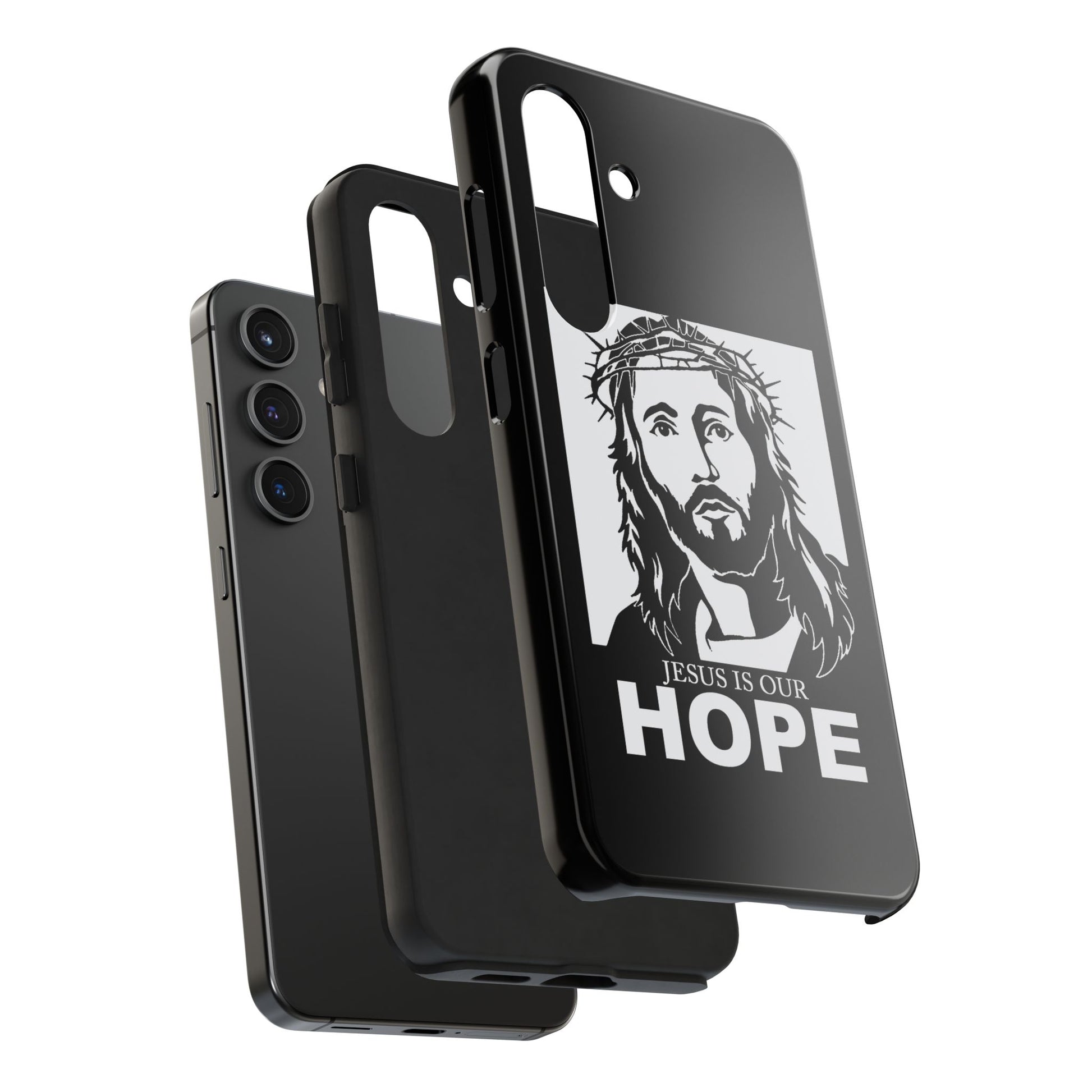 Jesus is Our Hope Christian Phone Cases for iPhones & Samsung Phones