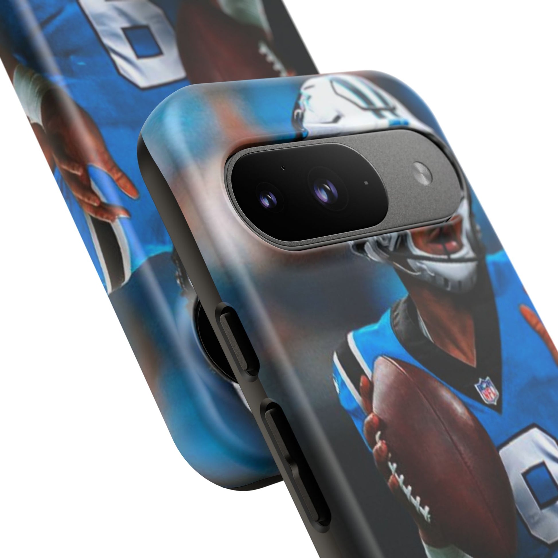 Carolina Panthers Bryce Young Football Tough Cases for iPhones, Samsung, and Pixel