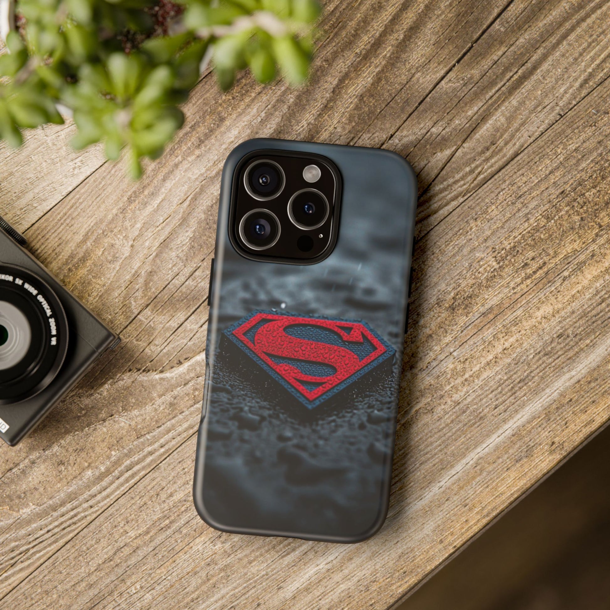 Superman Logo Tough Cases for iPhones, Samsung, and Pixel