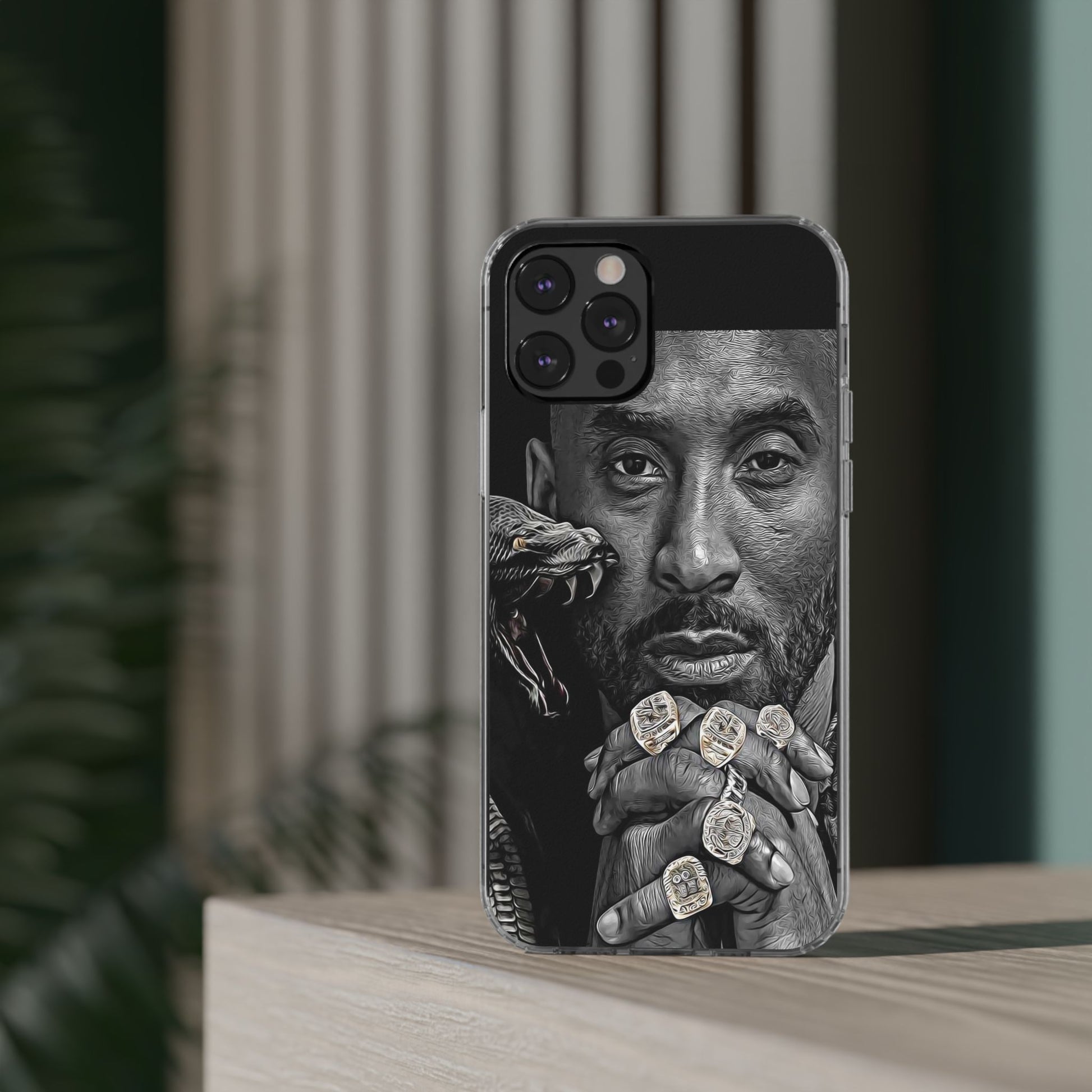 Kobe Championship Rings Mamba Themed Protective Iphone and Samsung case