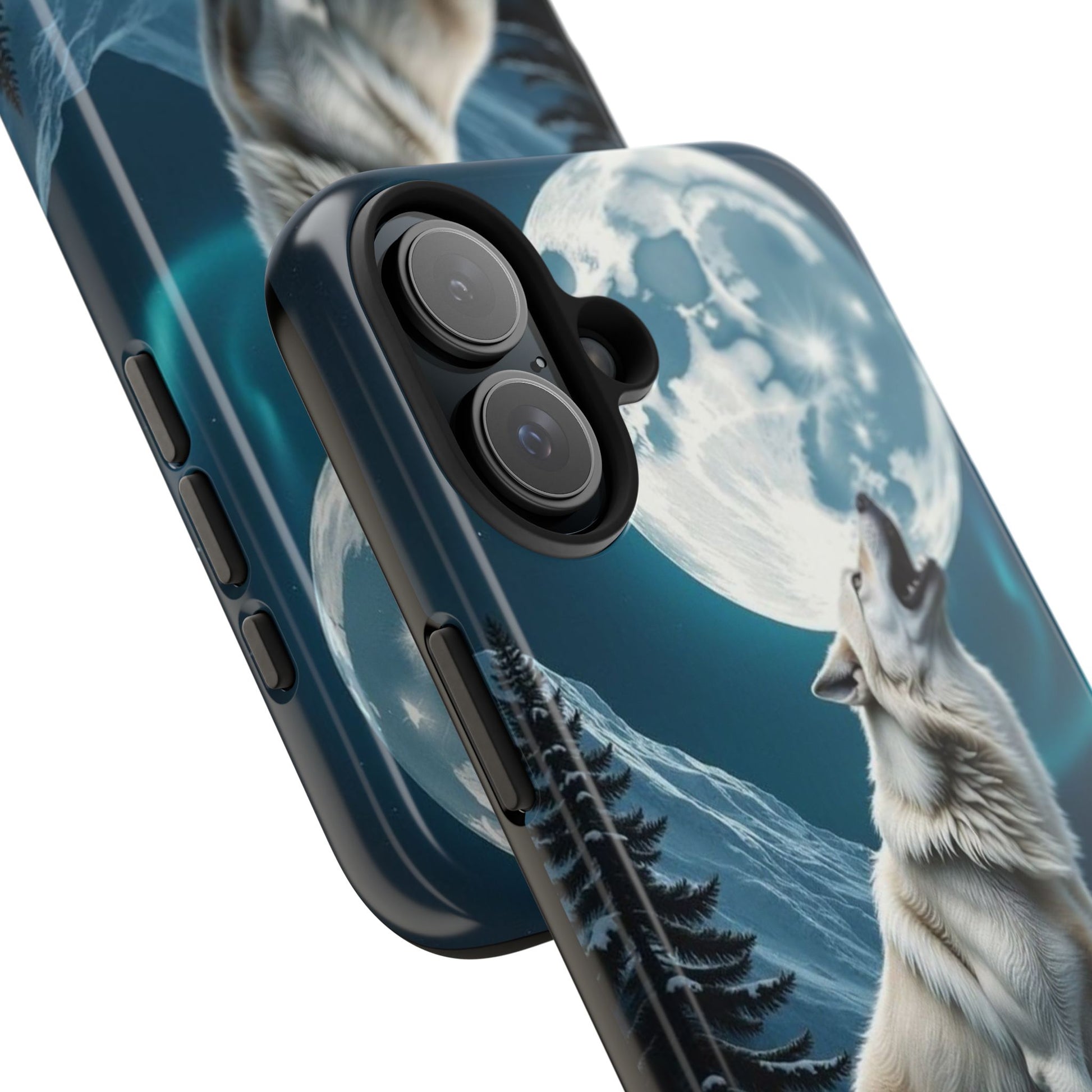 Howling Wolf Theme Phone Cases for iPhones & Samsung Phones