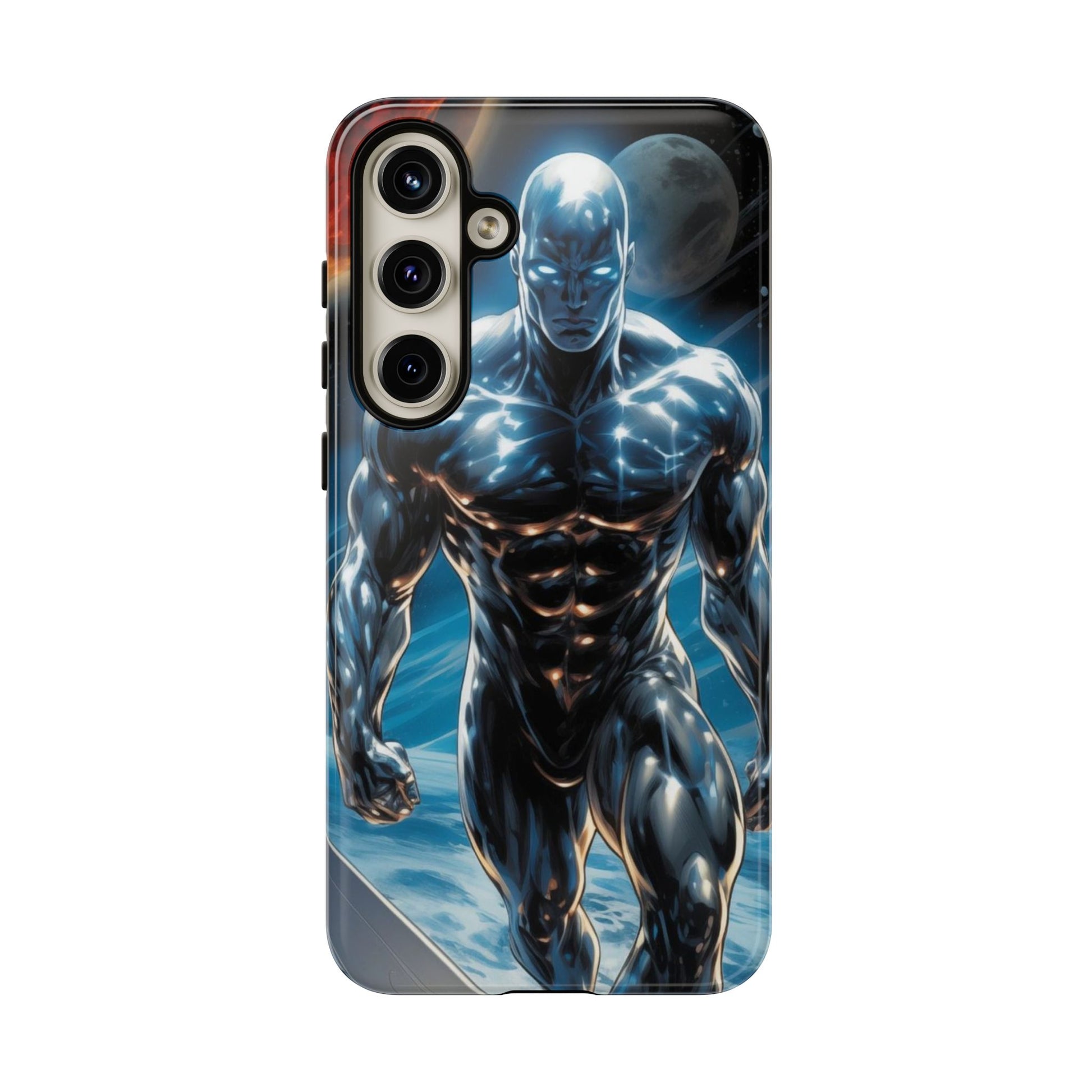 The Silver Surfer Comic Art Phone Case, Tough Cases for iPhones, Samsung, and Pixel