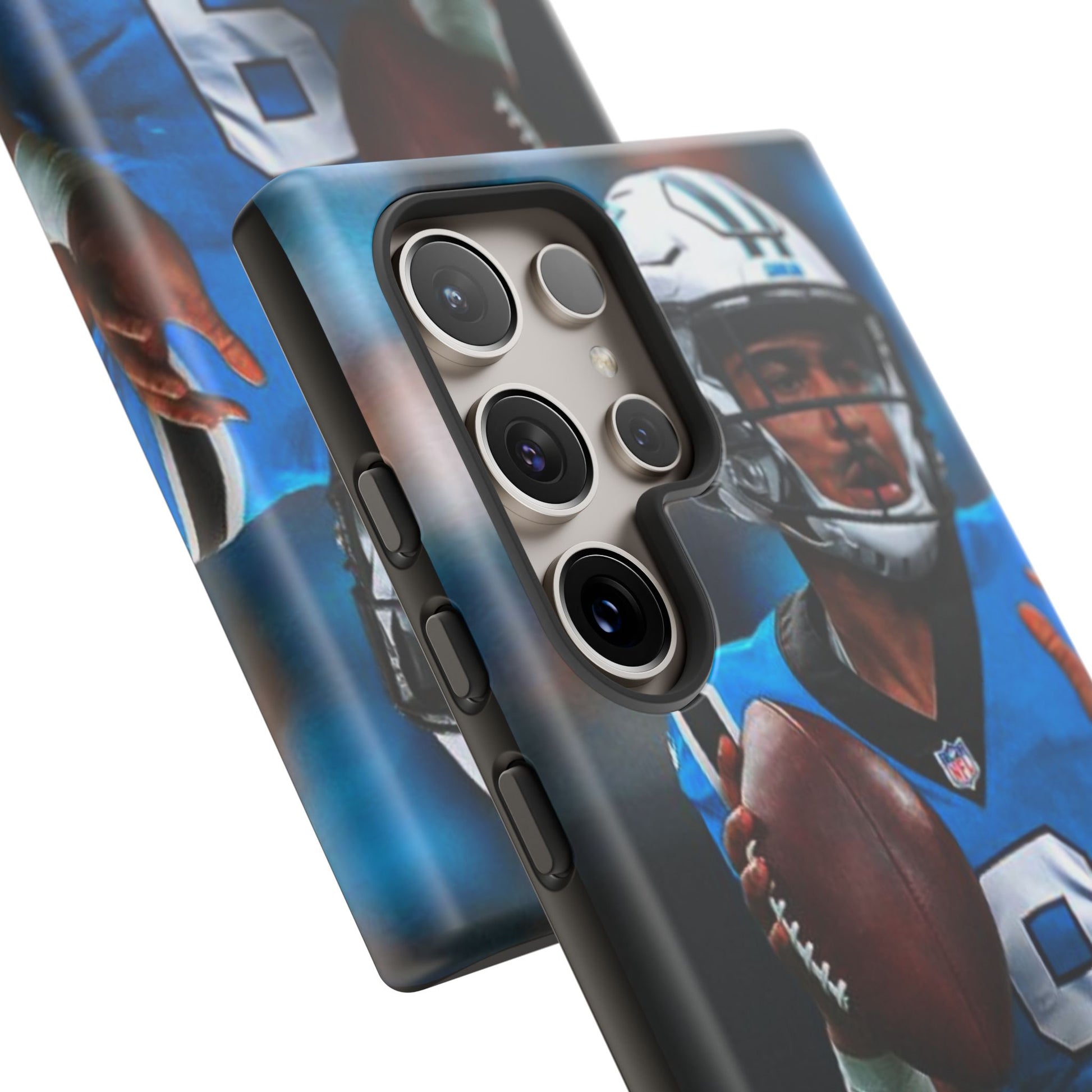 Carolina Panthers Bryce Young Football Tough Cases for iPhones, Samsung, and Pixel