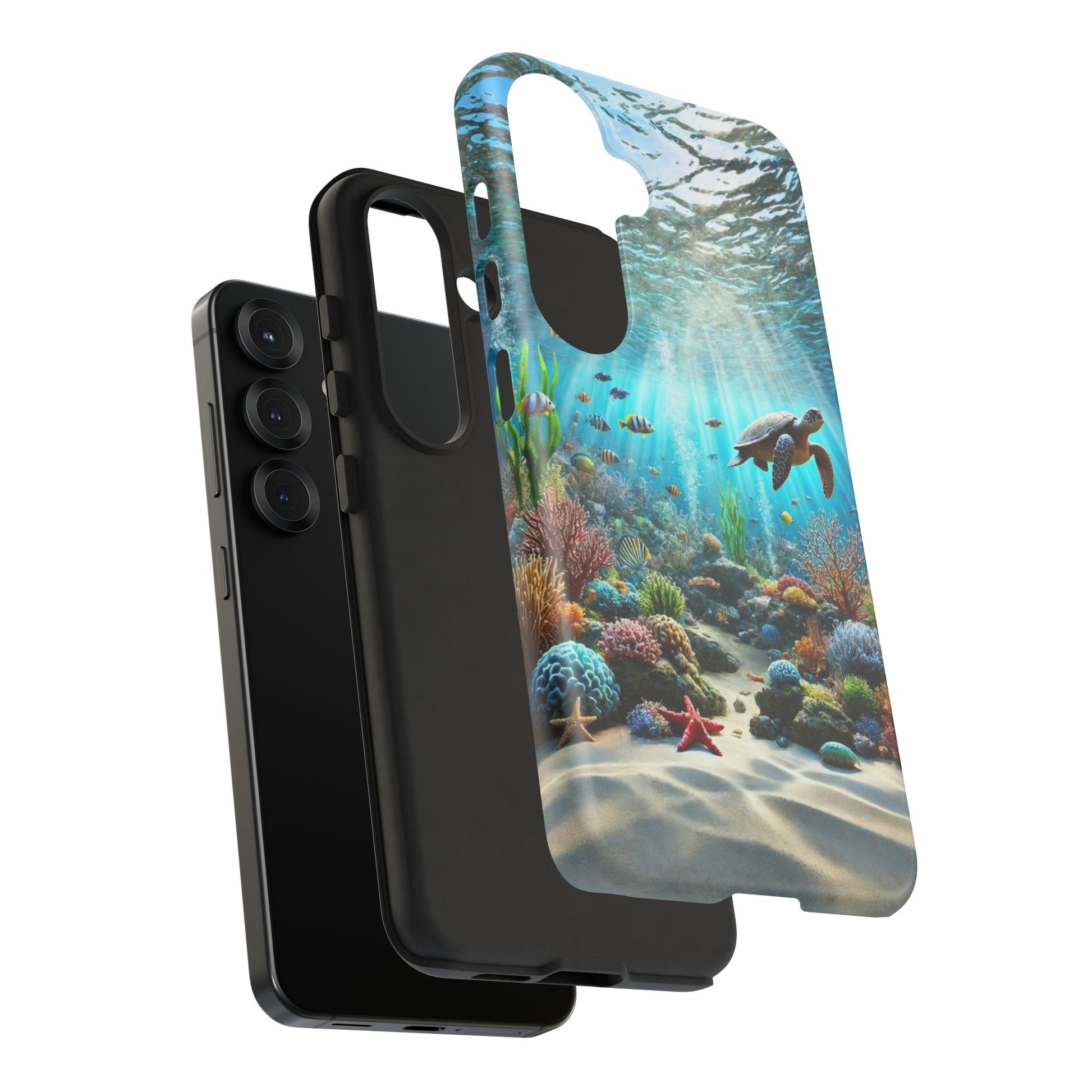 Under Sea Landscape Tough Cases for iPhones, Samsung, and Pixel